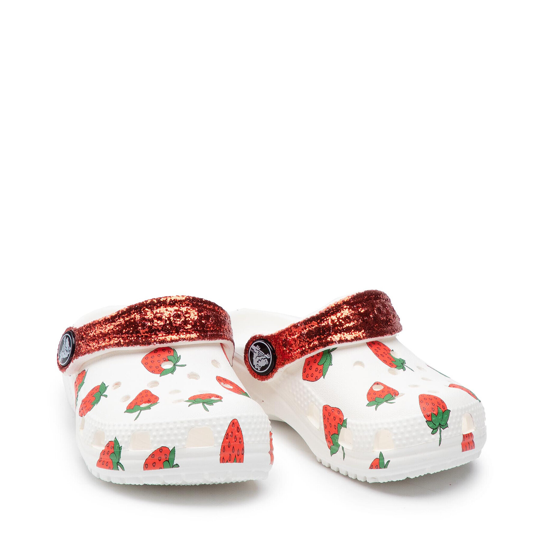 Crocs Чехли Classic Food Print Clog K 207150 Бял - Pepit.bg