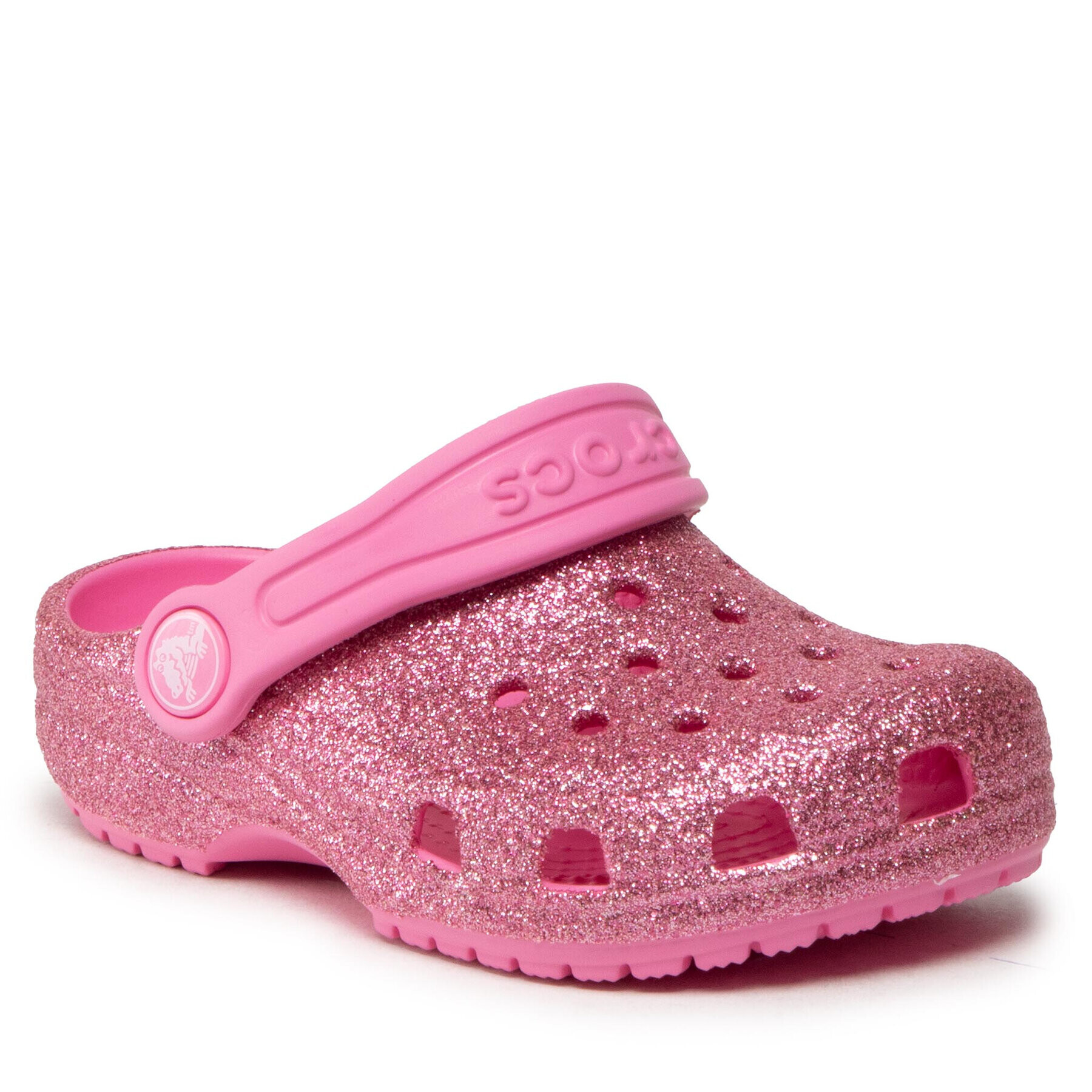 Crocs Чехли Classic Glitter Clog T 206992 Розов - Pepit.bg