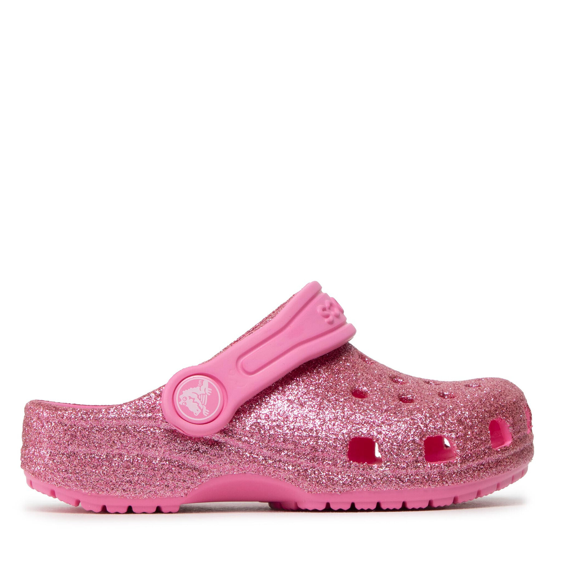 Crocs Чехли Classic Glitter Clog T 206992 Розов - Pepit.bg