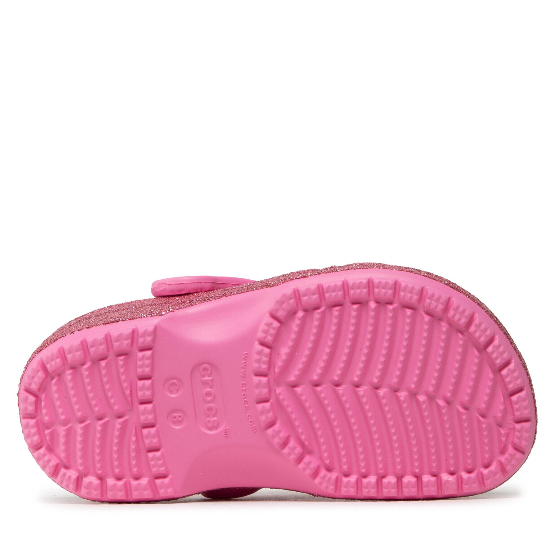 Crocs Чехли Classic Glitter Clog T 206992 Розов - Pepit.bg