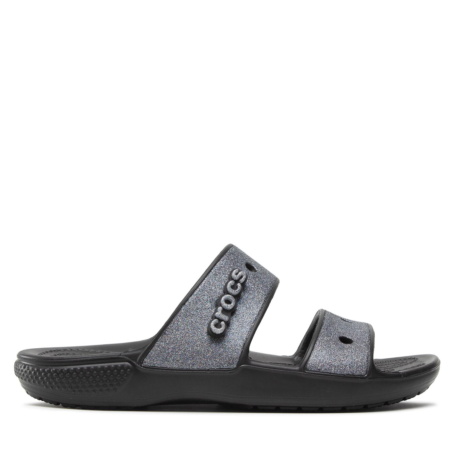 Crocs Чехли Classic Glitter II Sandal 207769 Черен - Pepit.bg