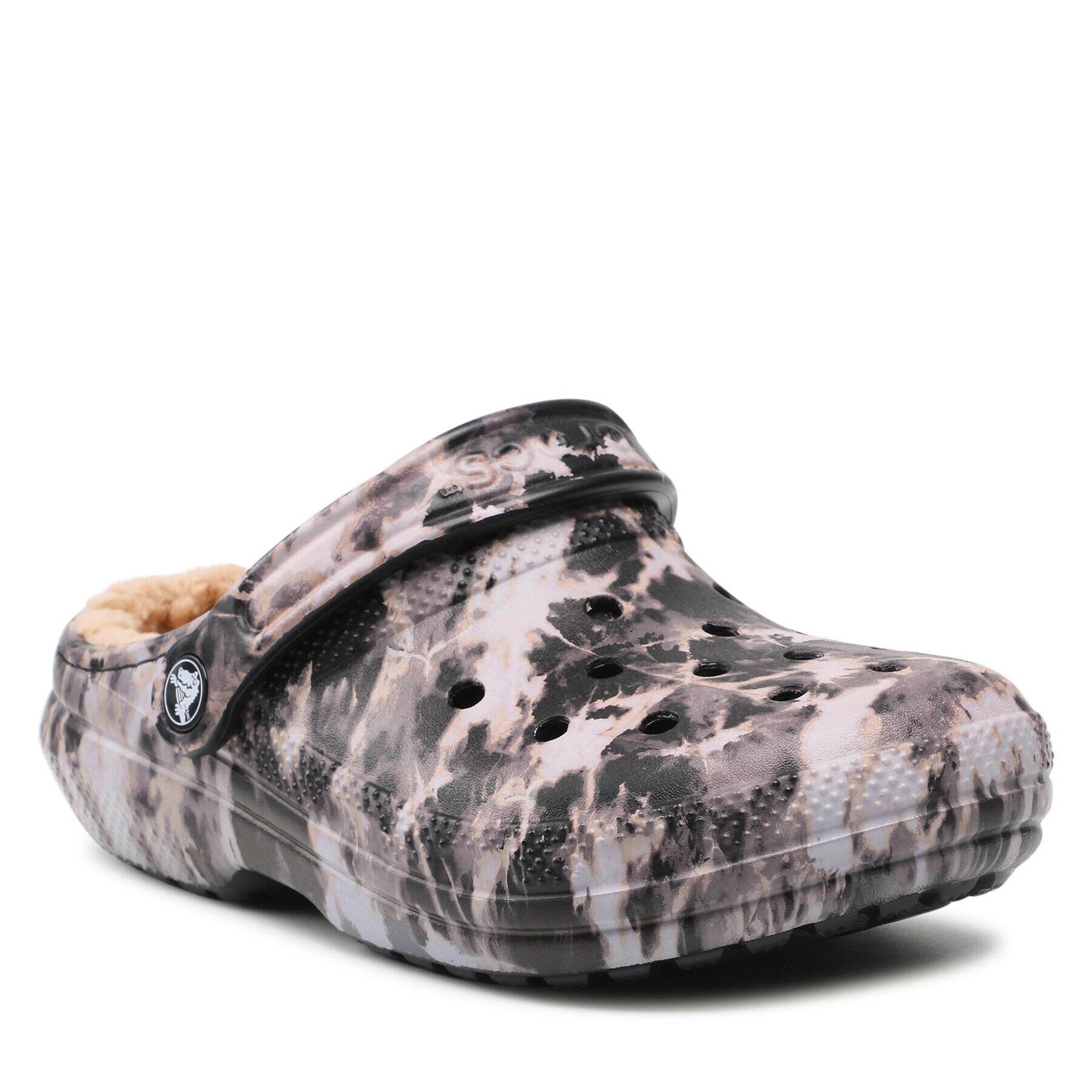 Crocs Чехли Classic Lined Bleach Dye C 207299 Виолетов - Pepit.bg