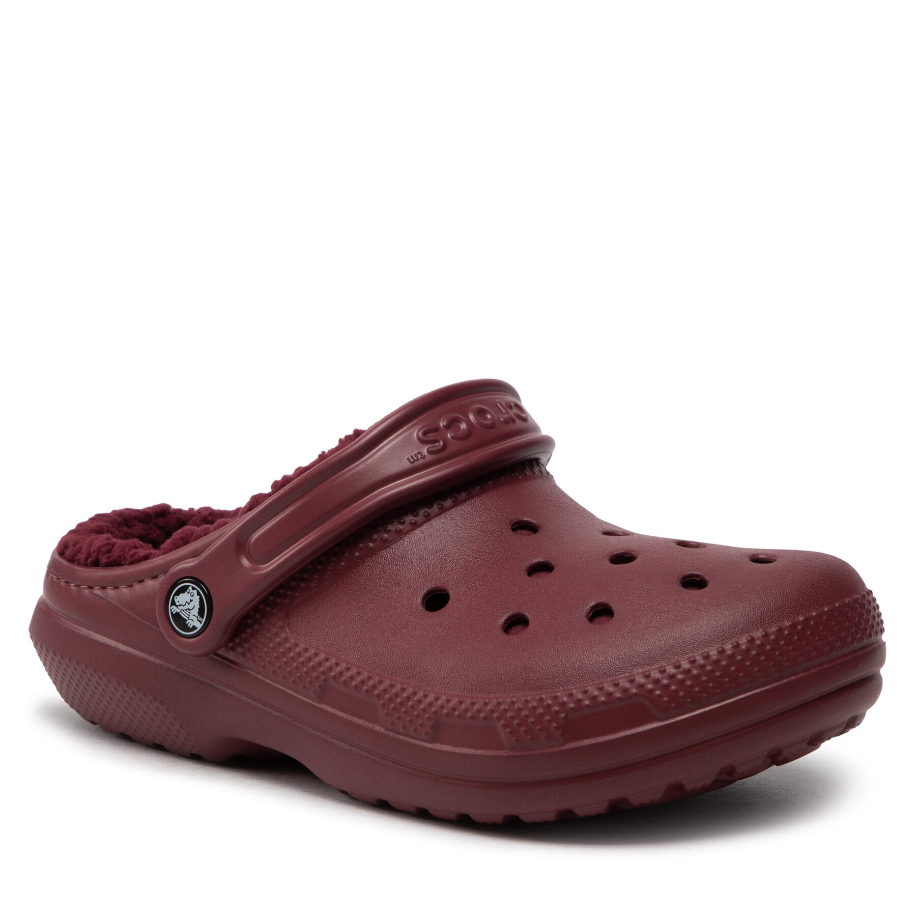 Crocs Чехли Classic Lined Clog 203591 Бордо - Pepit.bg
