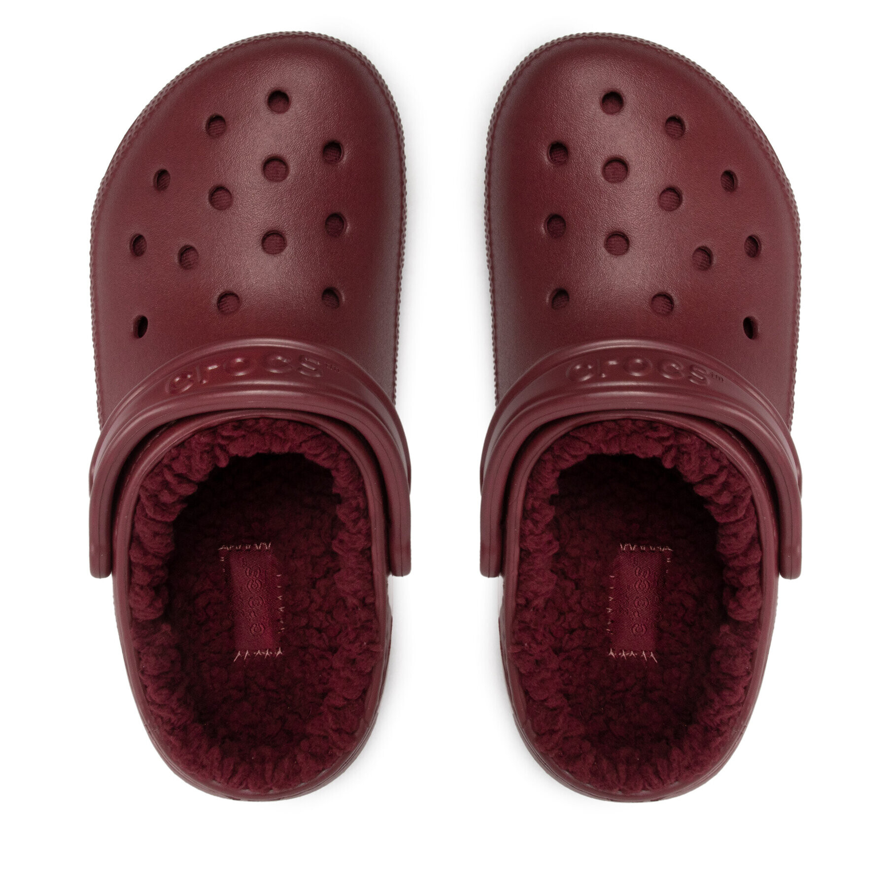 Crocs Чехли Classic Lined Clog 203591 Бордо - Pepit.bg