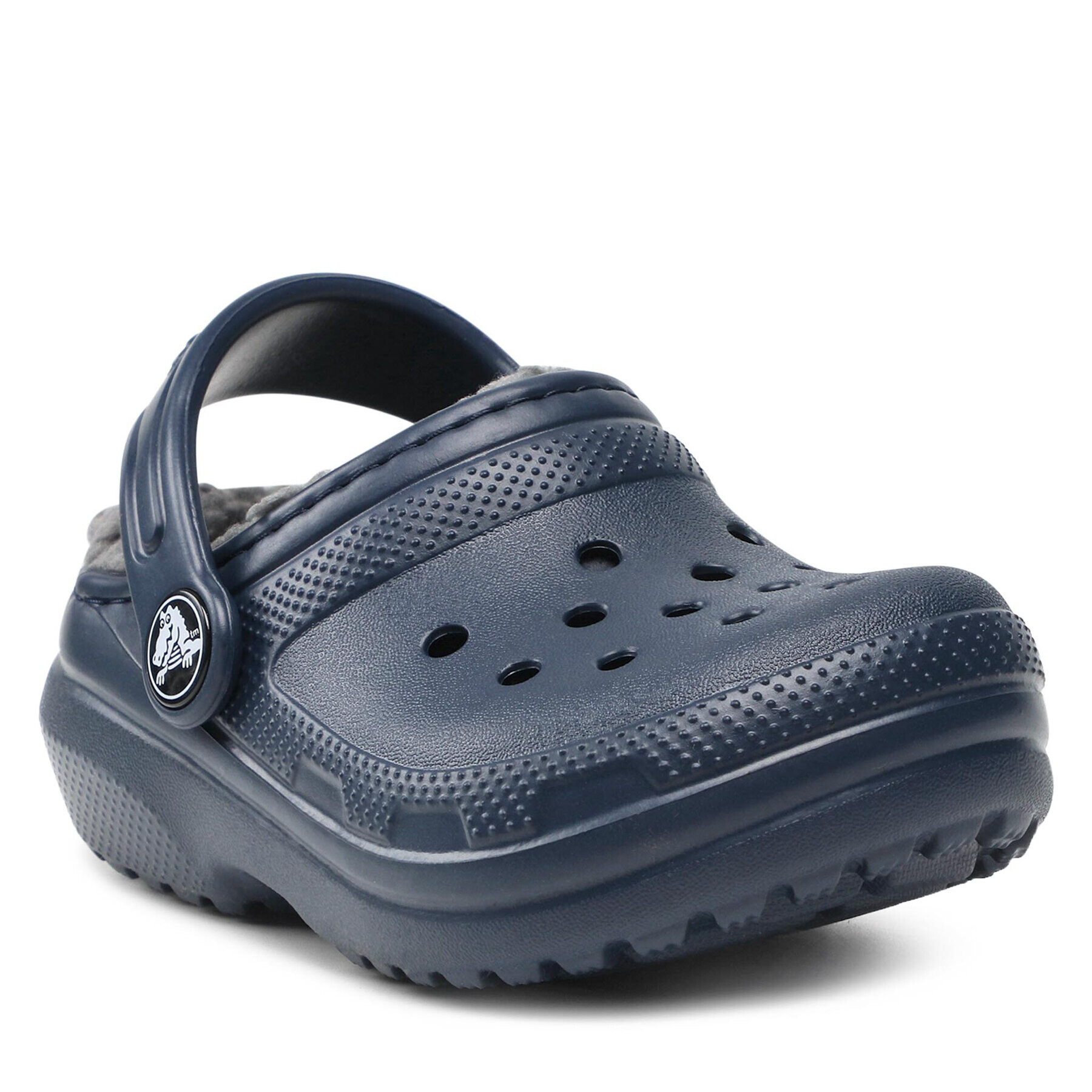 Crocs Чехли Classic Lined Clog K 203506 Тъмносин - Pepit.bg