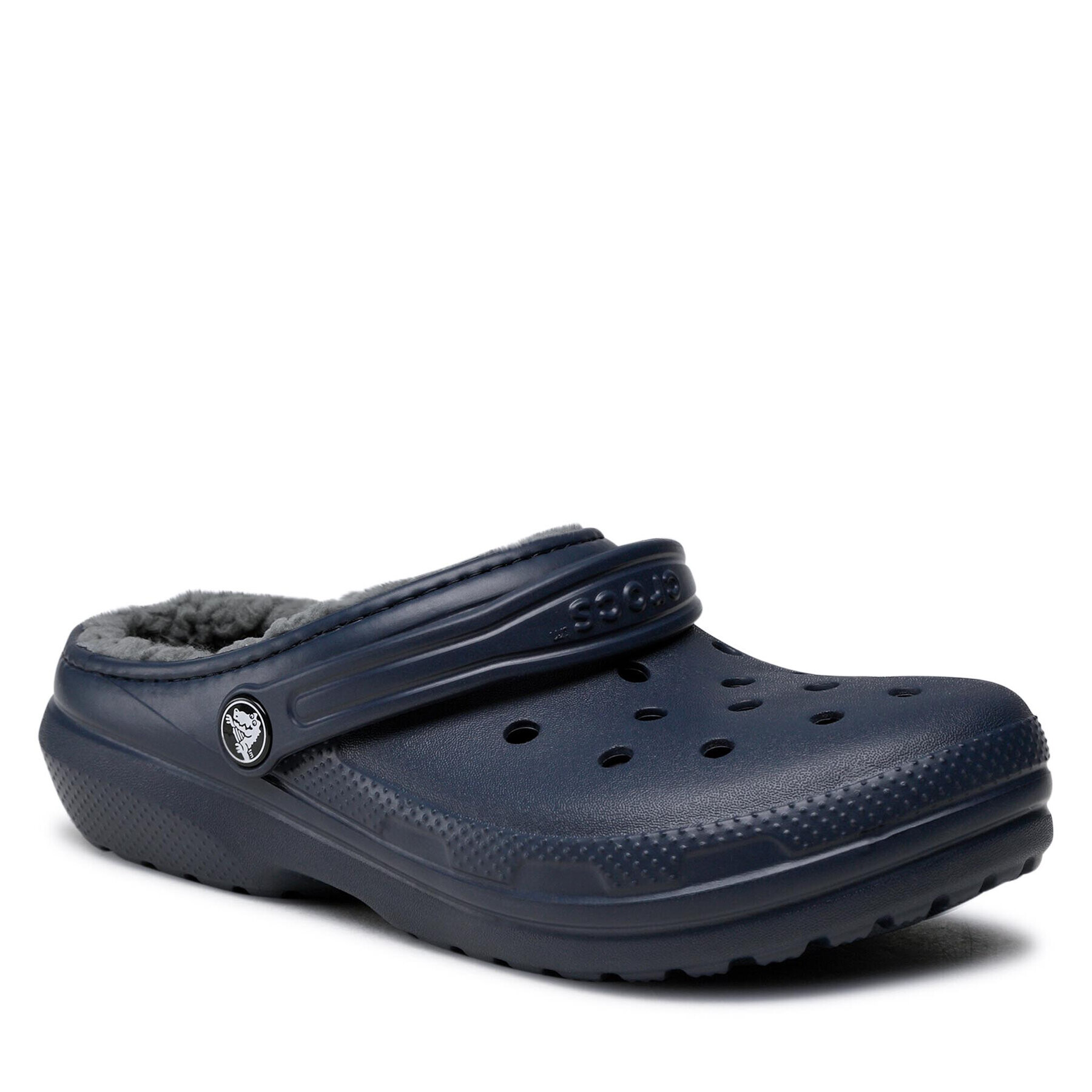 Crocs Чехли Classic Lined Clog K 203506 Тъмносин - Pepit.bg
