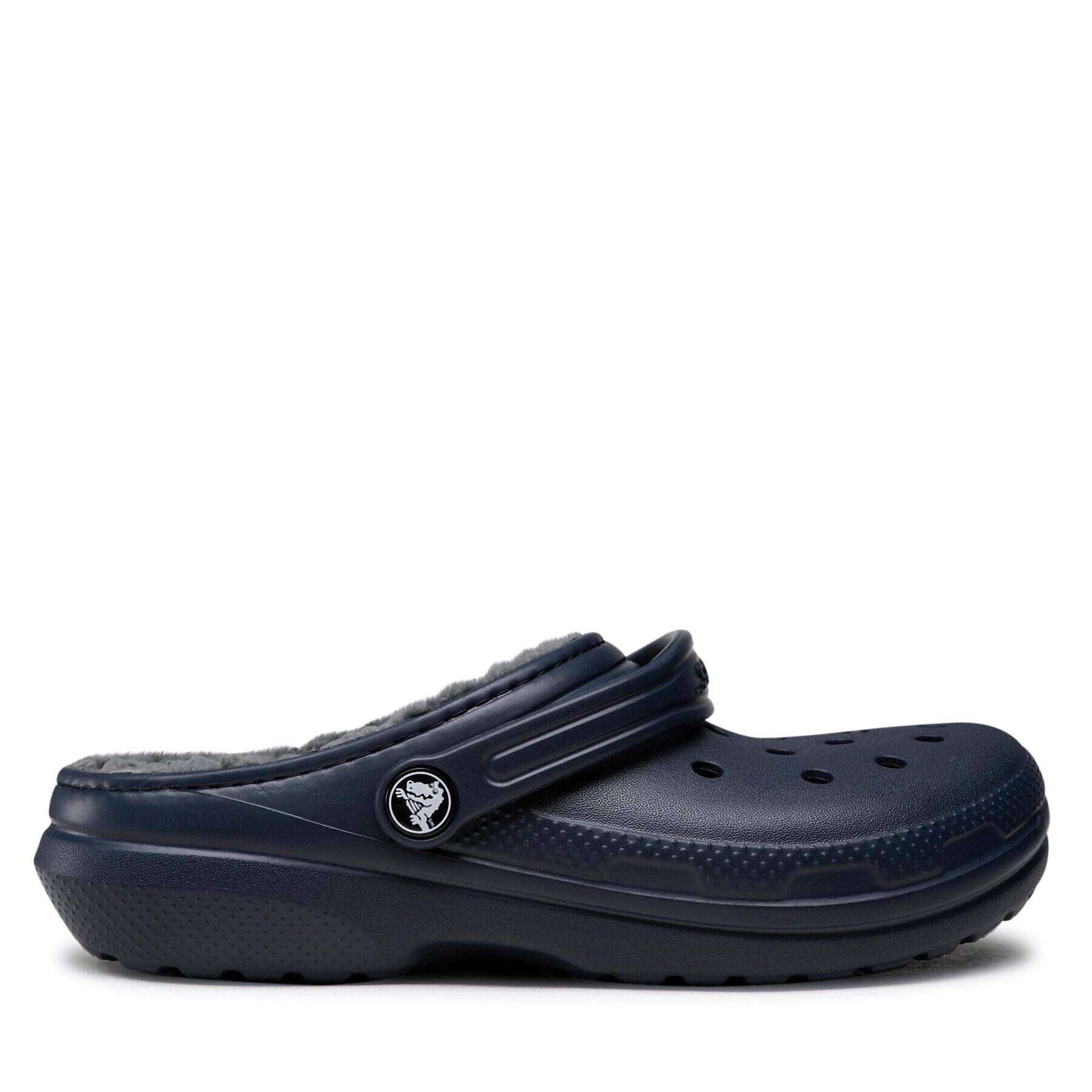 Crocs Чехли Classic Lined Clog K 203506 Тъмносин - Pepit.bg