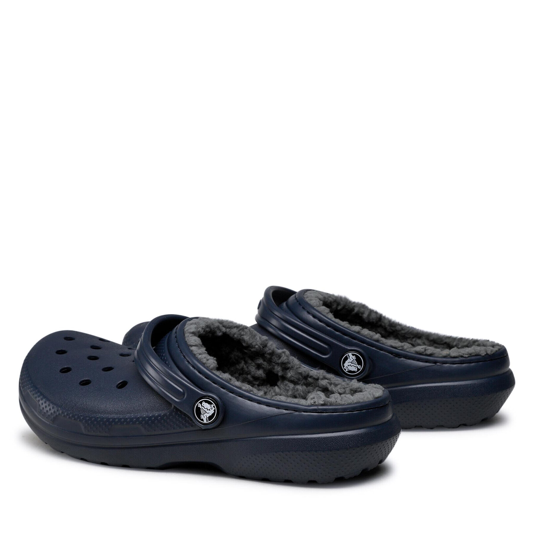 Crocs Чехли Classic Lined Clog K 203506 Тъмносин - Pepit.bg