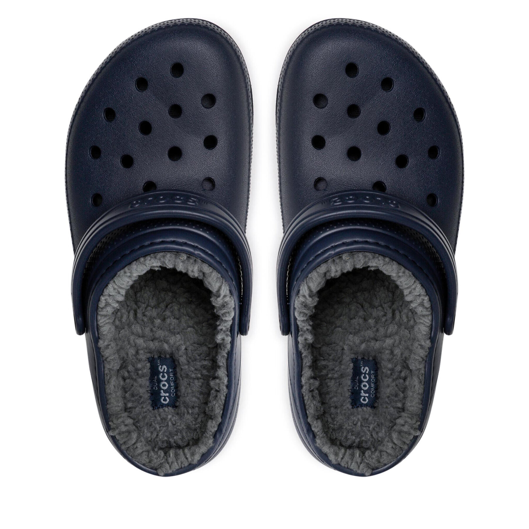 Crocs Чехли Classic Lined Clog K 203506 Тъмносин - Pepit.bg