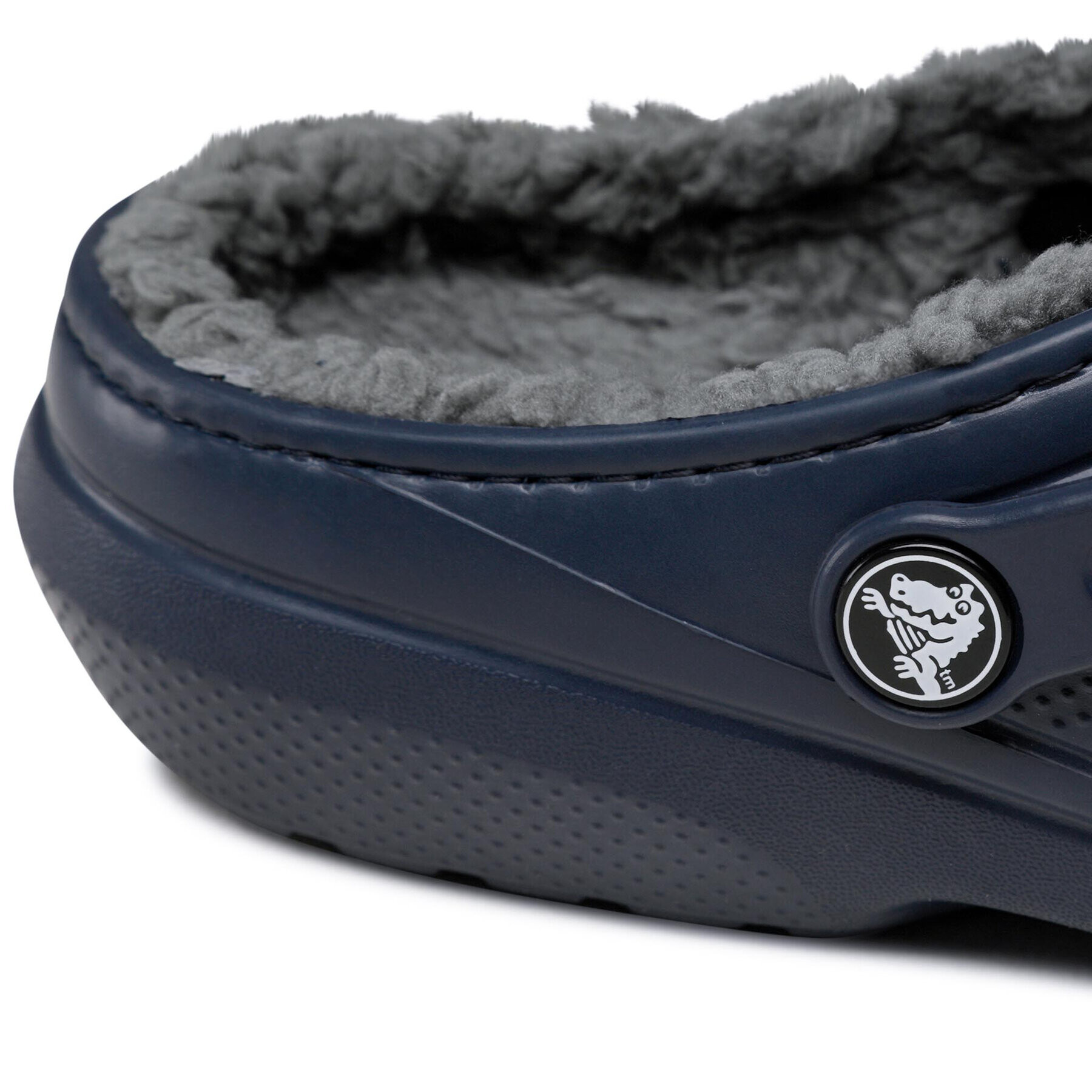 Crocs Чехли Classic Lined Clog K 203506 Тъмносин - Pepit.bg