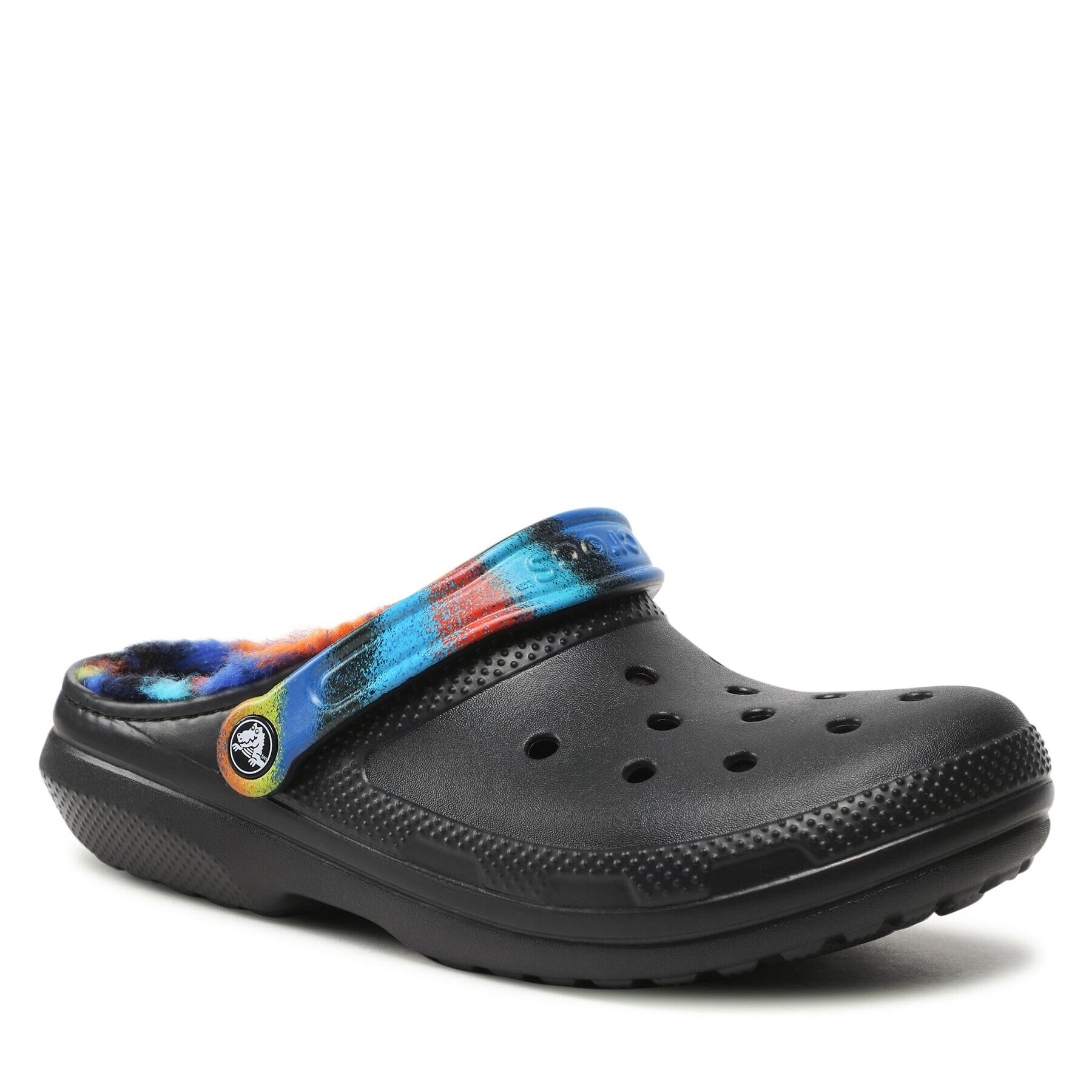 Crocs Чехли Classic Lined Spray Dye Clog 208045 Черен - Pepit.bg