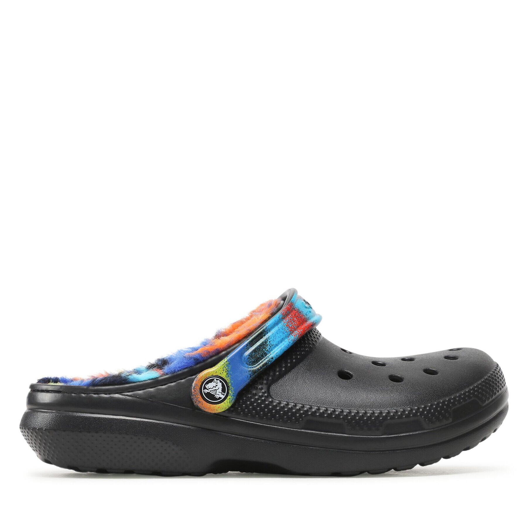 Crocs Чехли Classic Lined Spray Dye Clog 208045 Черен - Pepit.bg