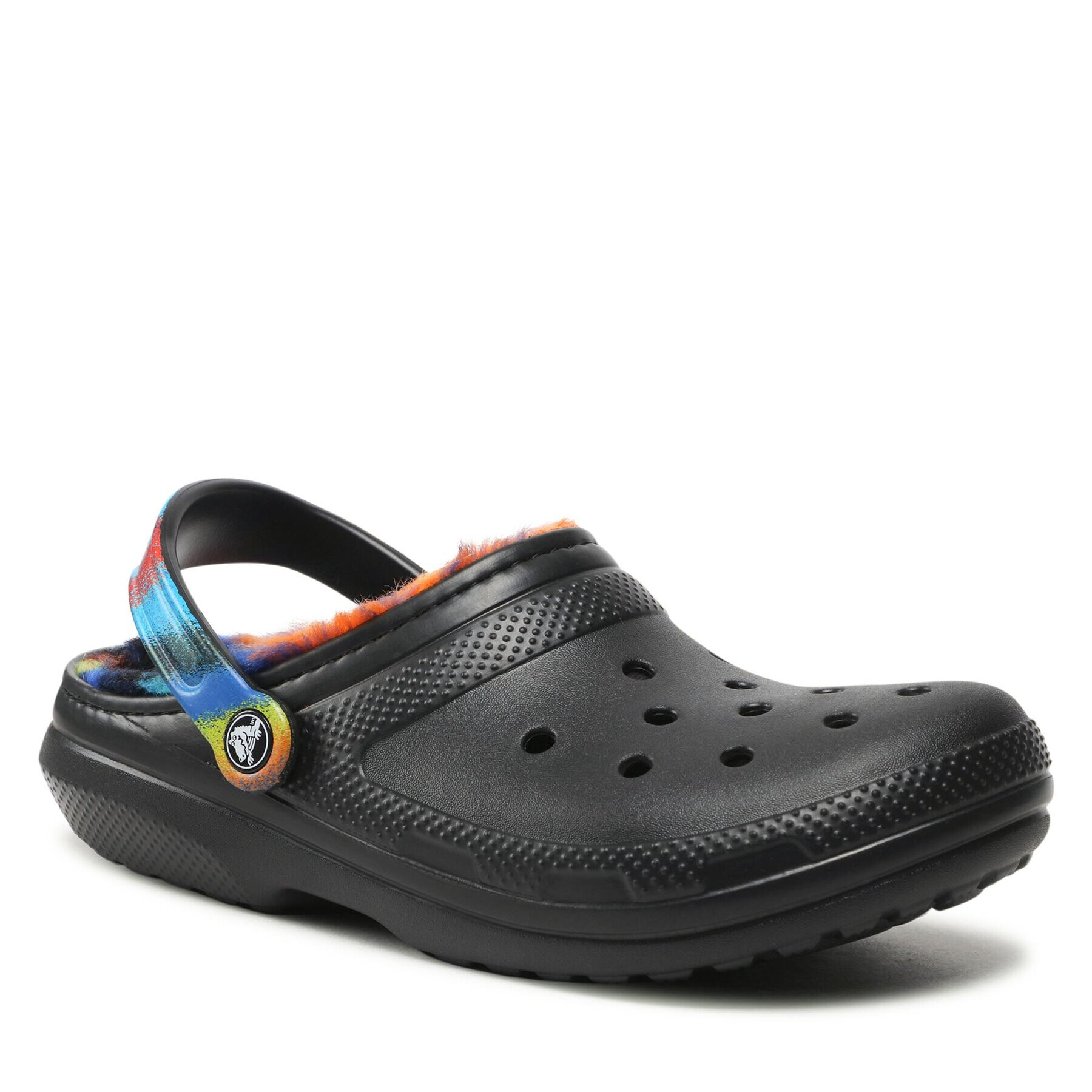 Crocs Чехли Classic Lined Spray Dye Clog 208045 Черен - Pepit.bg