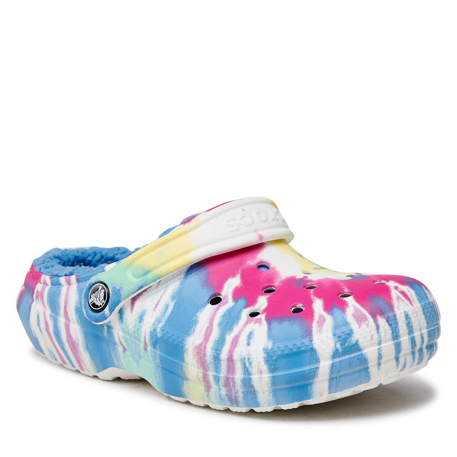 Crocs Чехли Classic Lined Tie Dye Clog 206341 Цветен - Pepit.bg