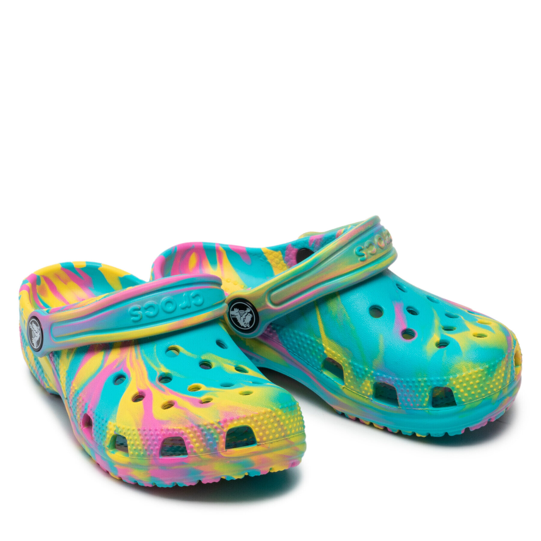 Crocs Чехли Classic Marbied Clog K 207464 Цветен - Pepit.bg