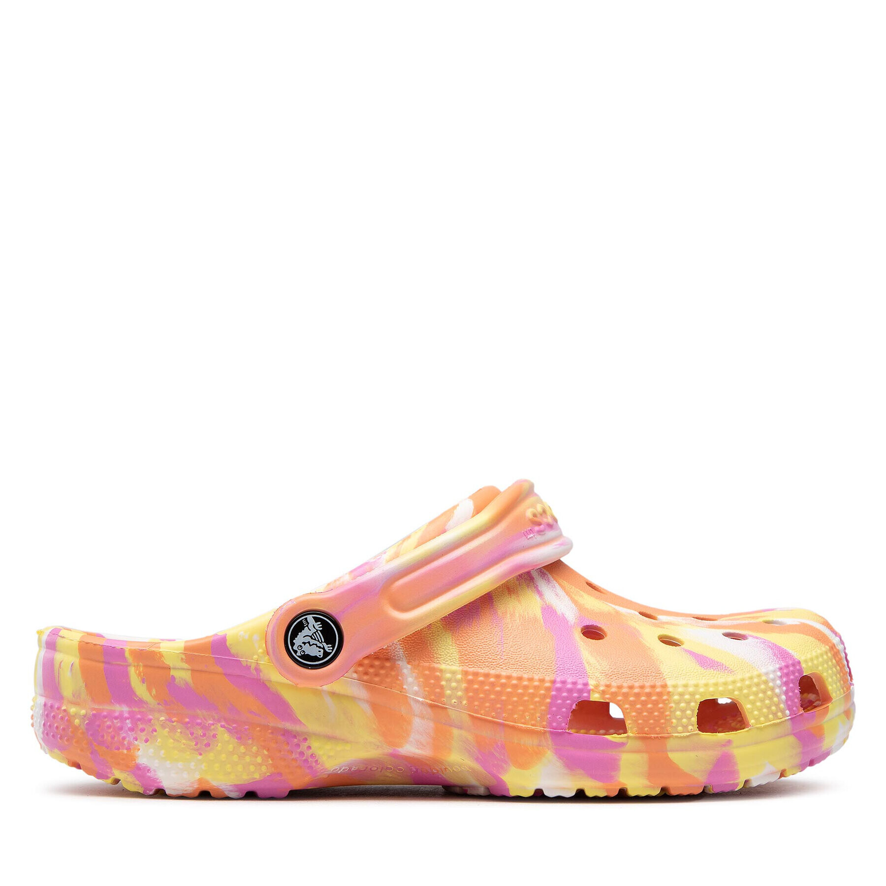 Crocs Чехли Classic Marbled Clog 206867 Оранжев - Pepit.bg