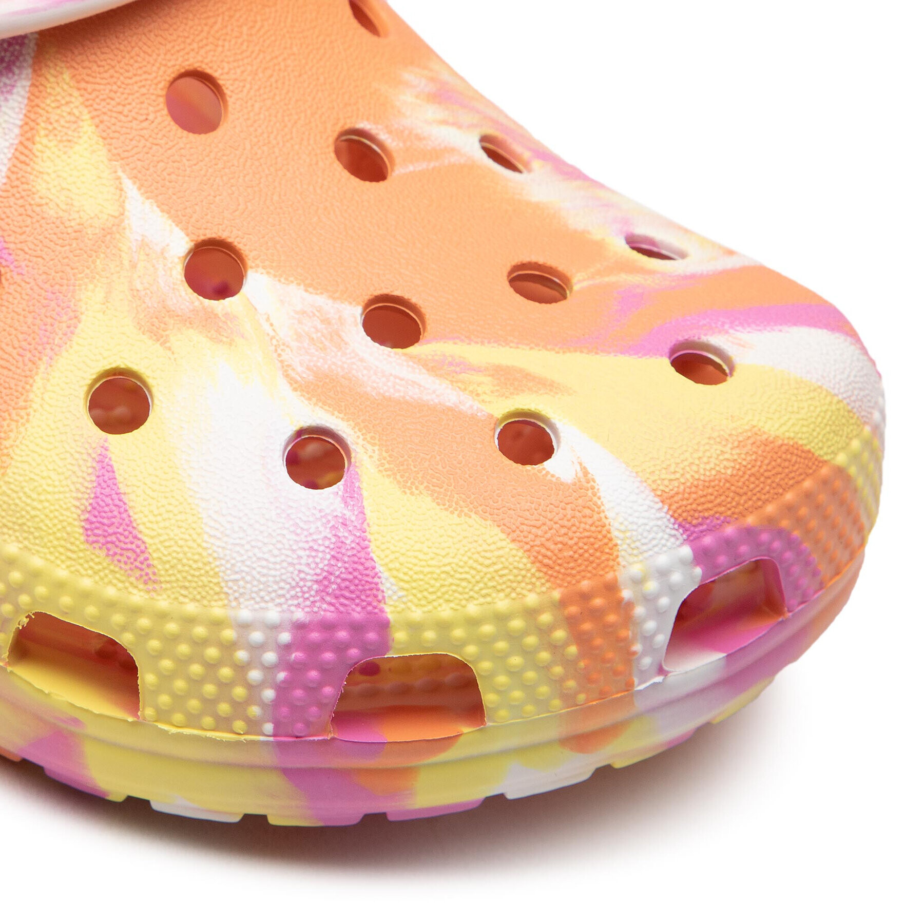 Crocs Чехли Classic Marbled Clog 206867 Оранжев - Pepit.bg