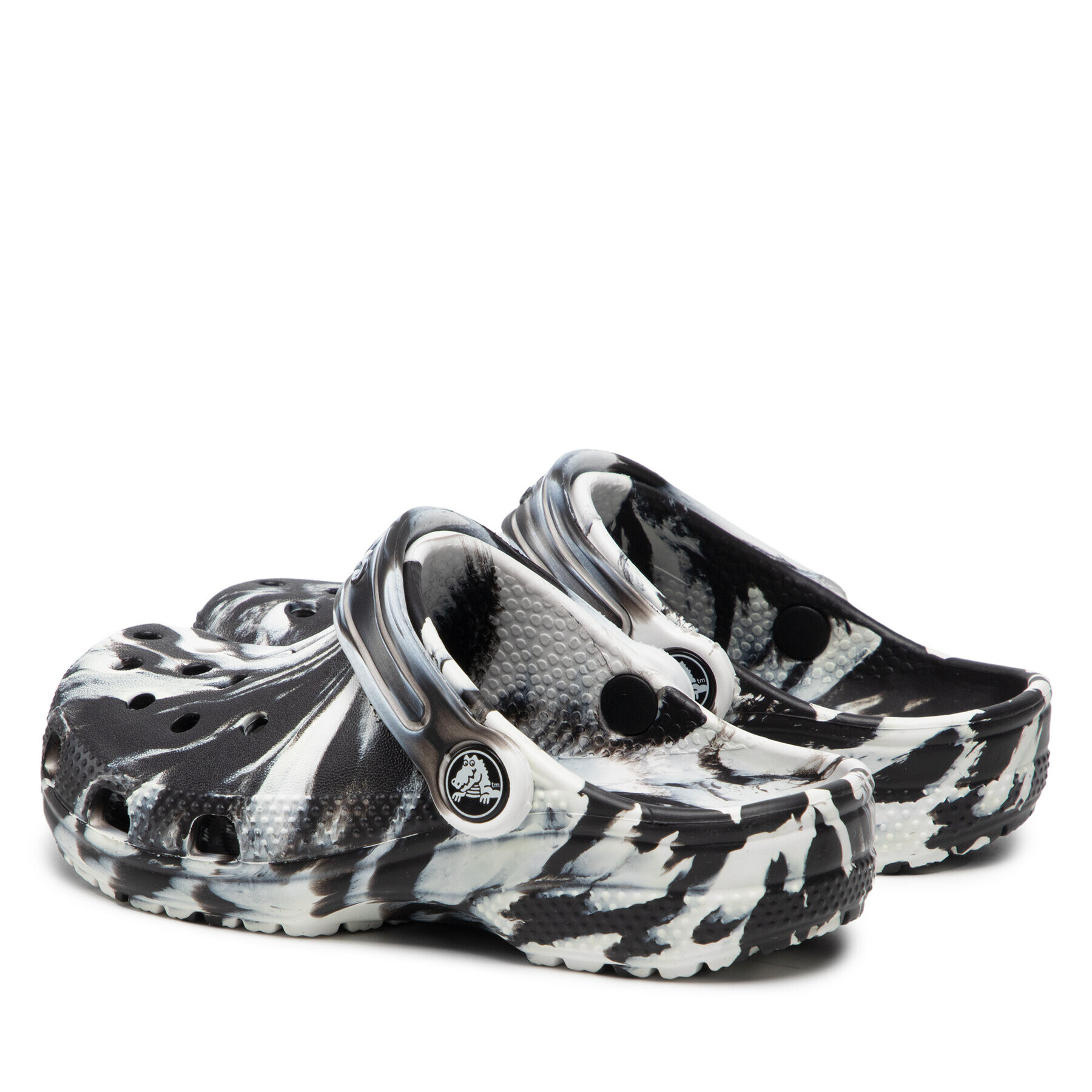 Crocs Чехли Classic Marbled Clog 207464 Черен - Pepit.bg