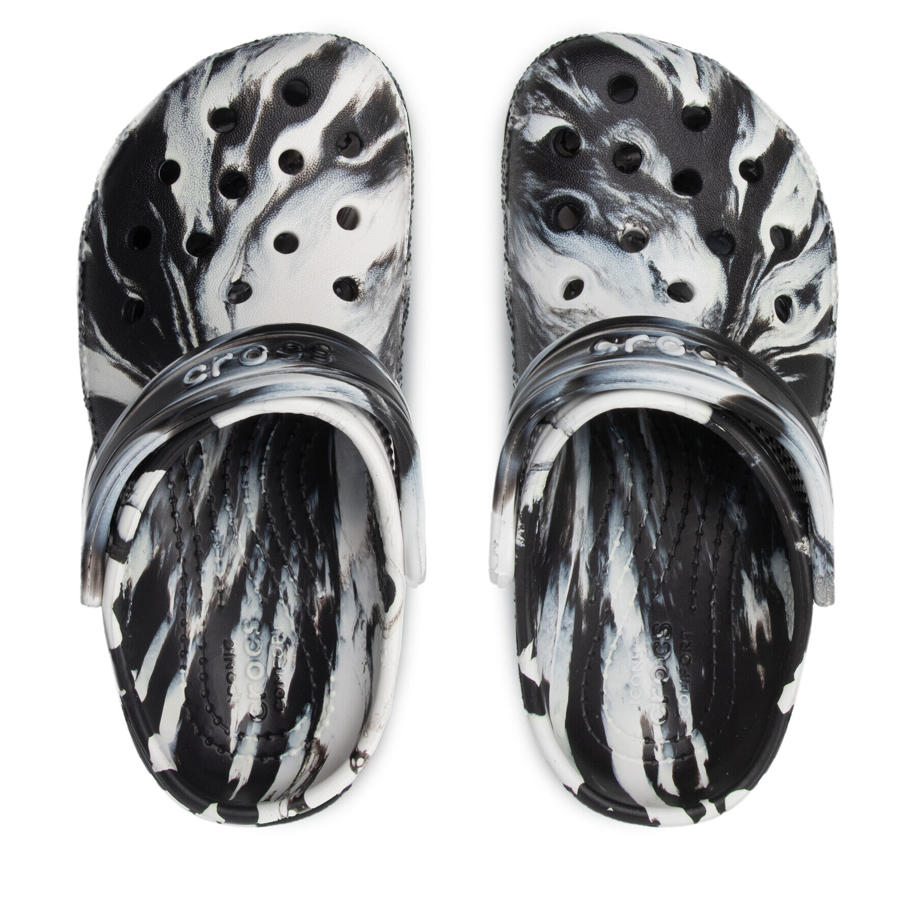Crocs Чехли Classic Marbled Clog 207464 Черен - Pepit.bg