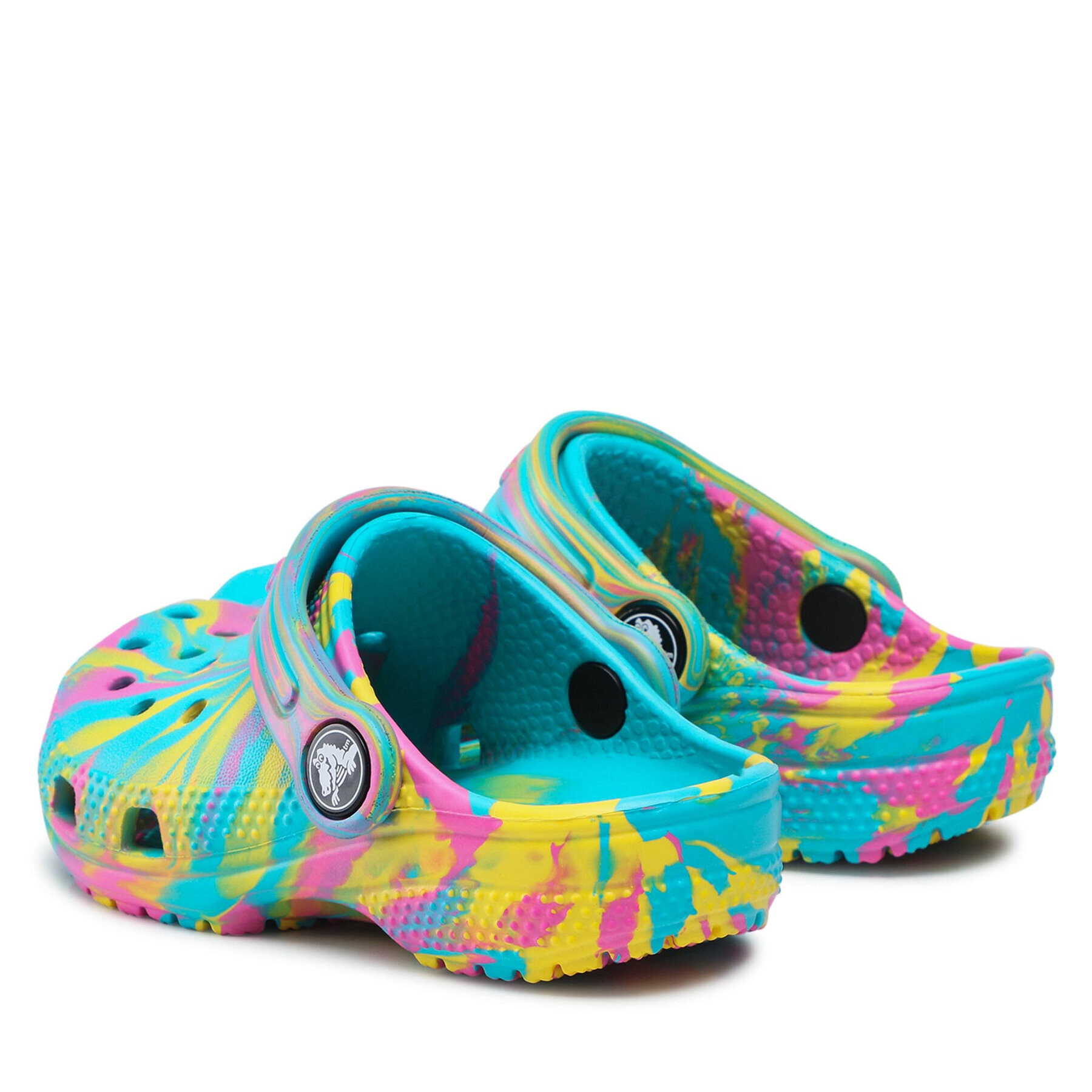 Crocs Чехли Classic Marbled Clog T 206838 Син - Pepit.bg