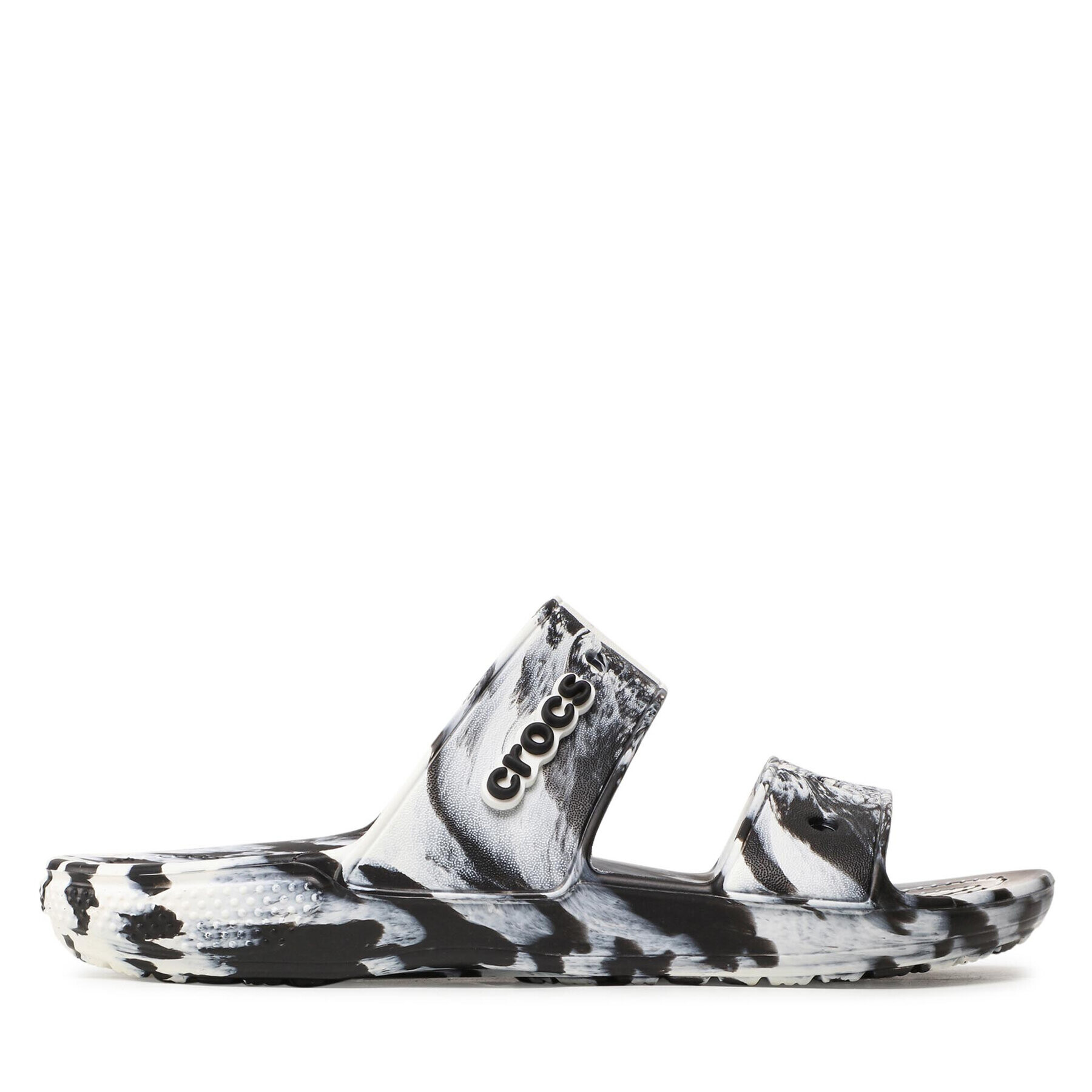 Crocs Чехли Classic Marbled Sandal 207701 Бял - Pepit.bg