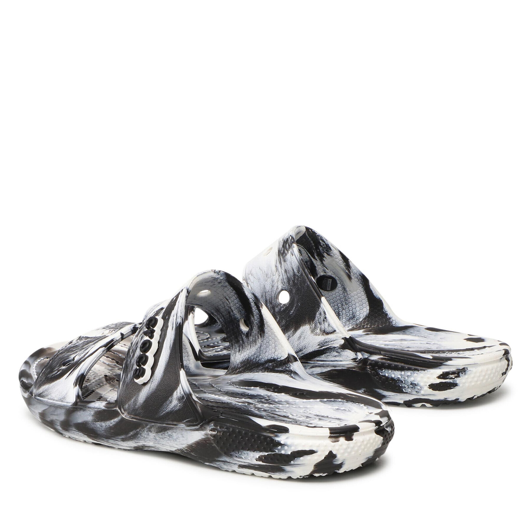 Crocs Чехли Classic Marbled Sandal 207701 Бял - Pepit.bg