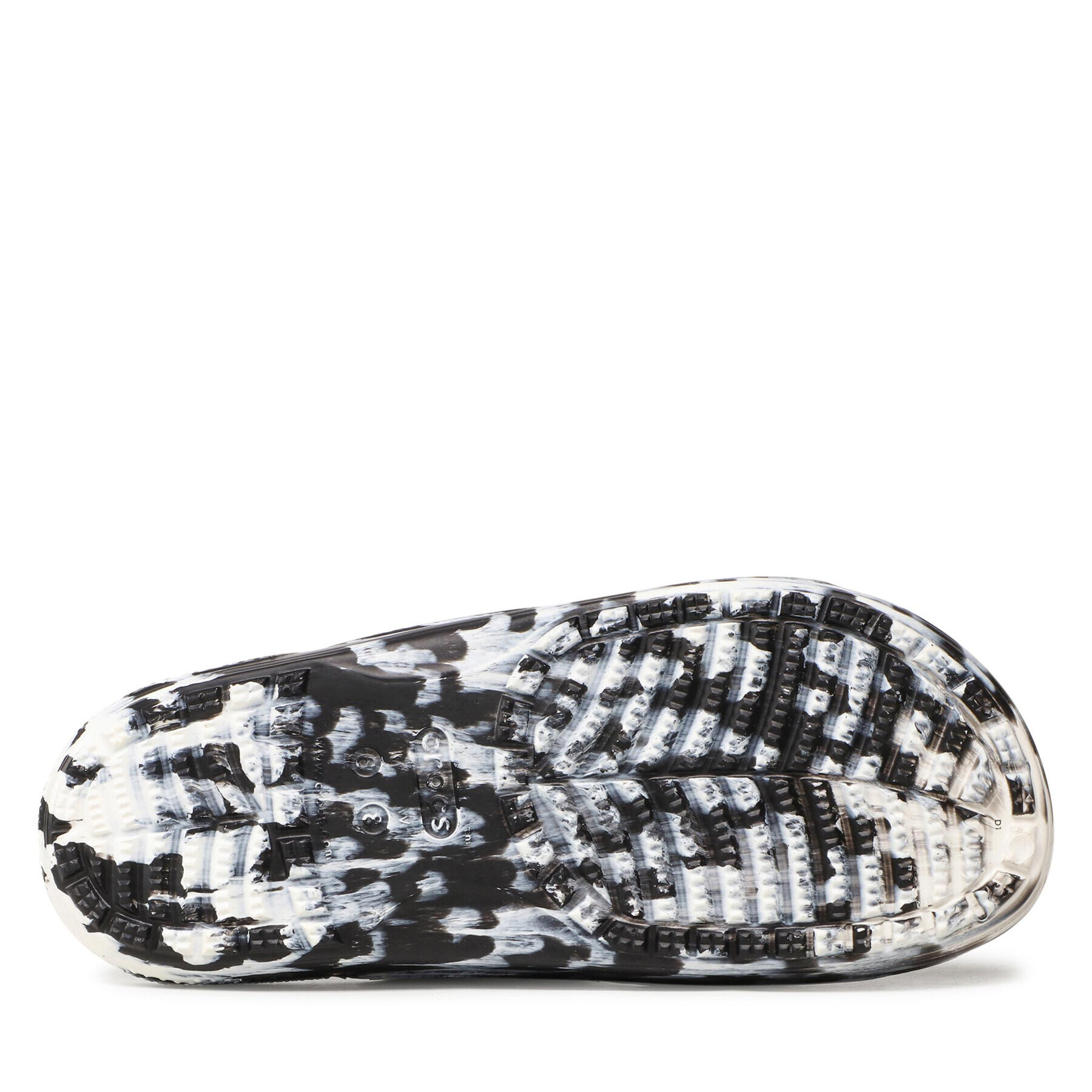 Crocs Чехли Classic Marbled Sandal 207701 Бял - Pepit.bg