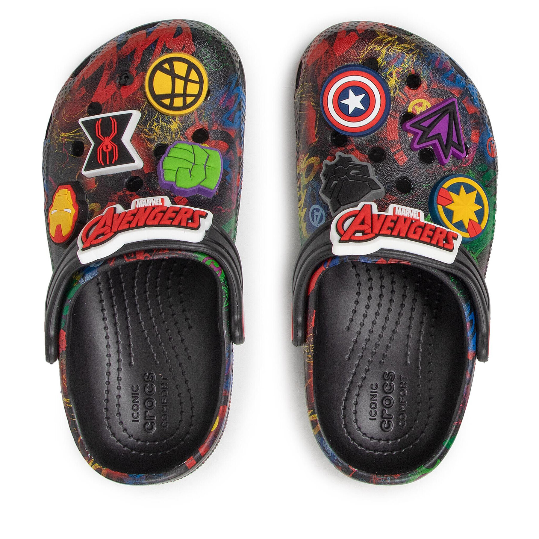 Crocs Чехли Classic Marvel Avengers Clog 207721-001 Черен - Pepit.bg