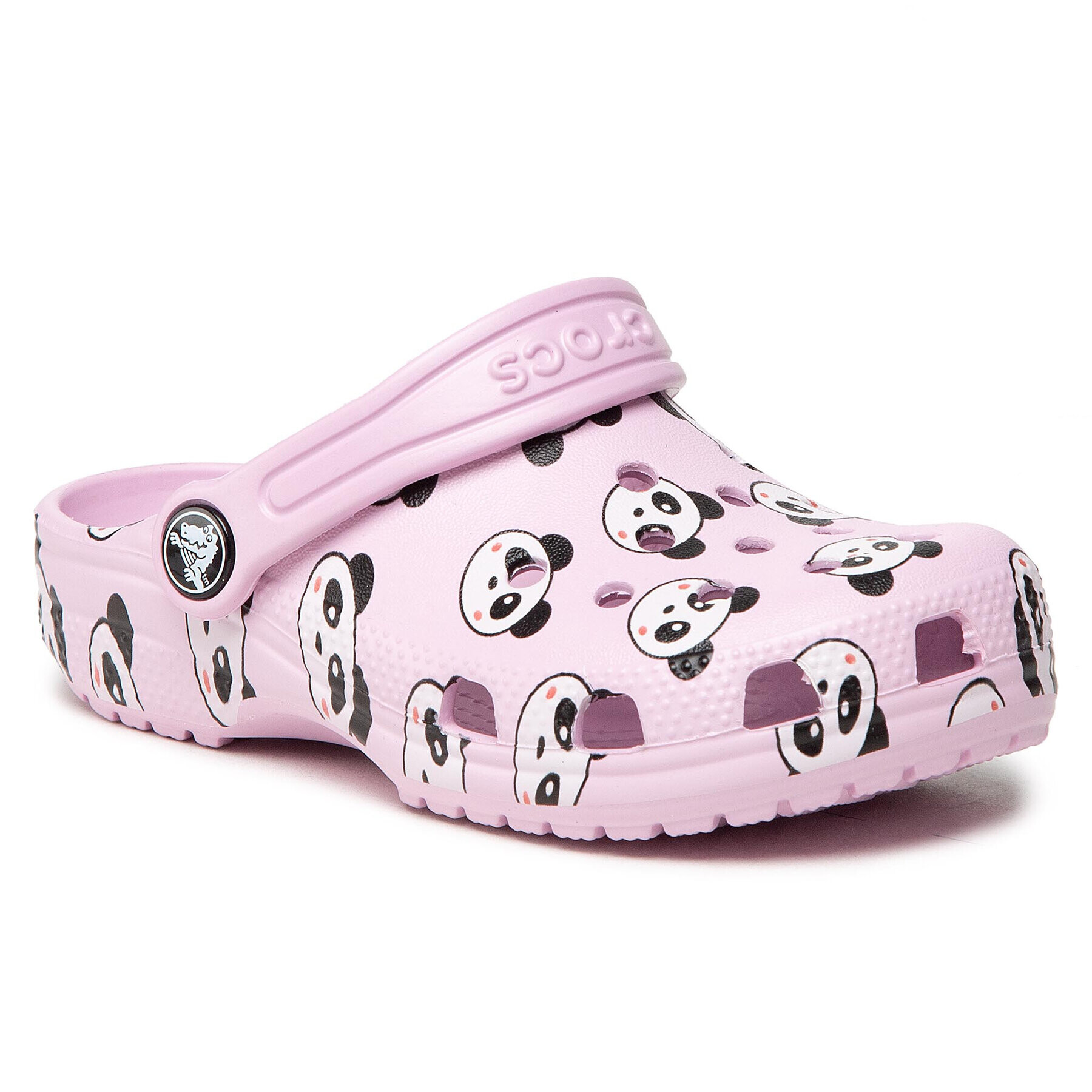 Crocs Чехли Classic Panda Print Clog K 206999 Розов - Pepit.bg