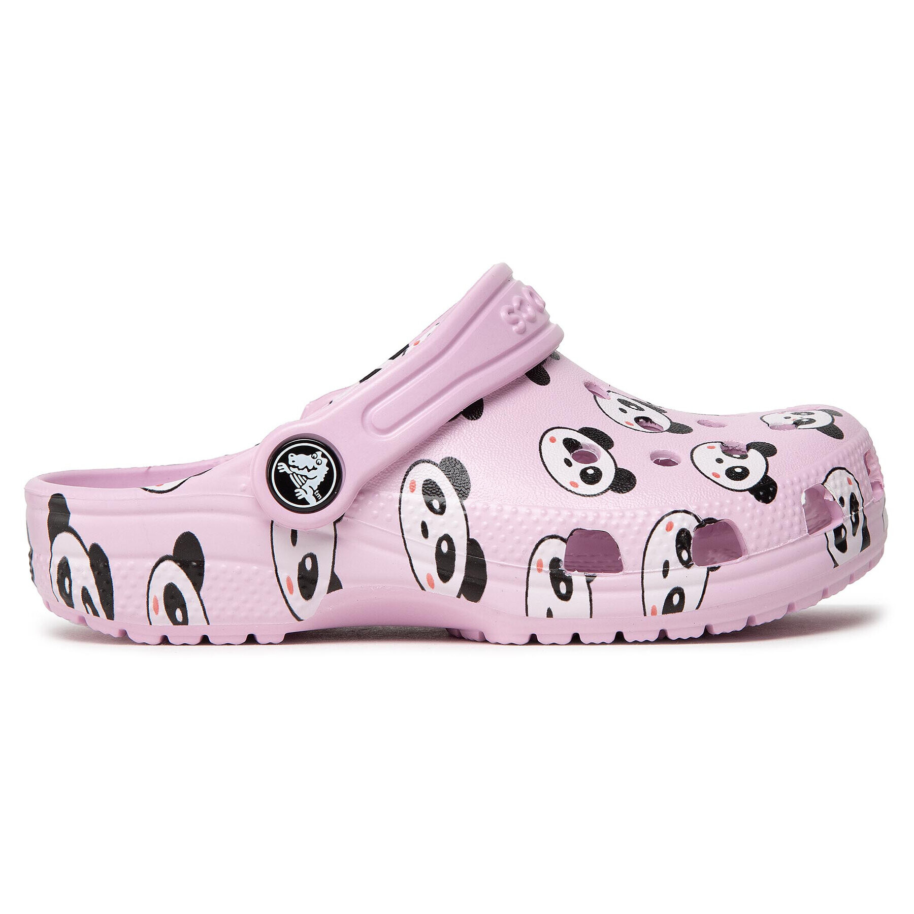 Crocs Чехли Classic Panda Print Clog K 206999 Розов - Pepit.bg