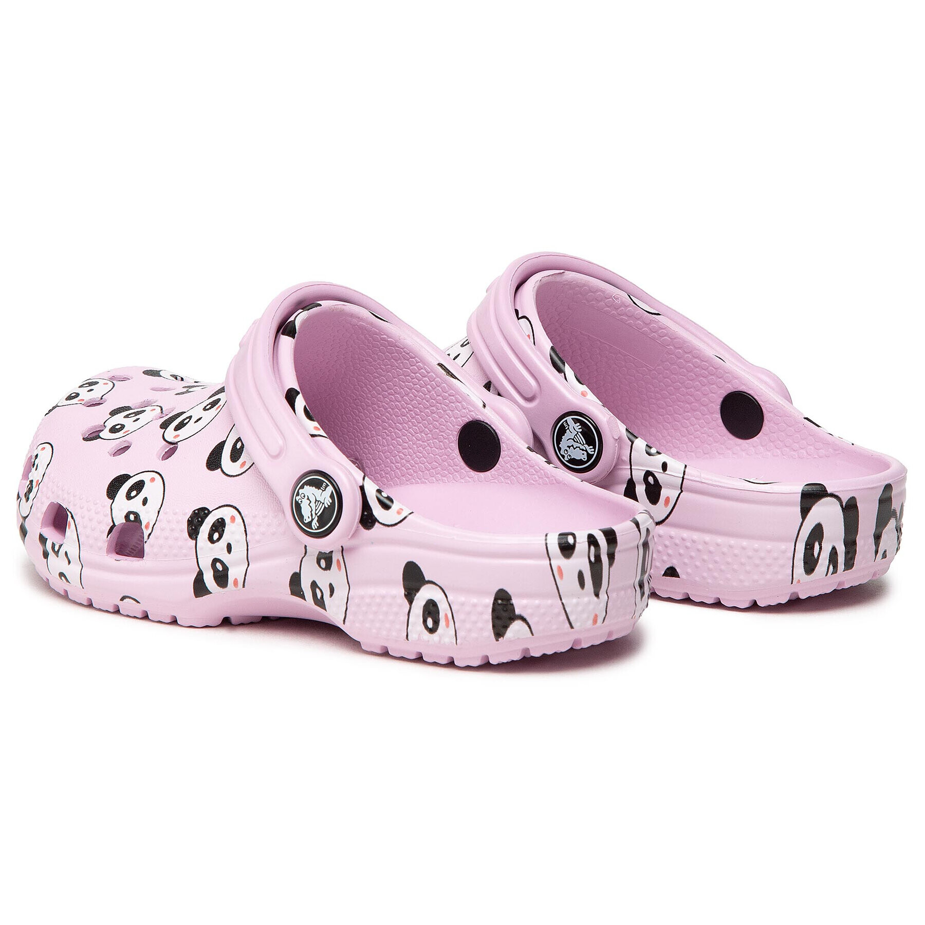 Crocs Чехли Classic Panda Print Clog K 206999 Розов - Pepit.bg