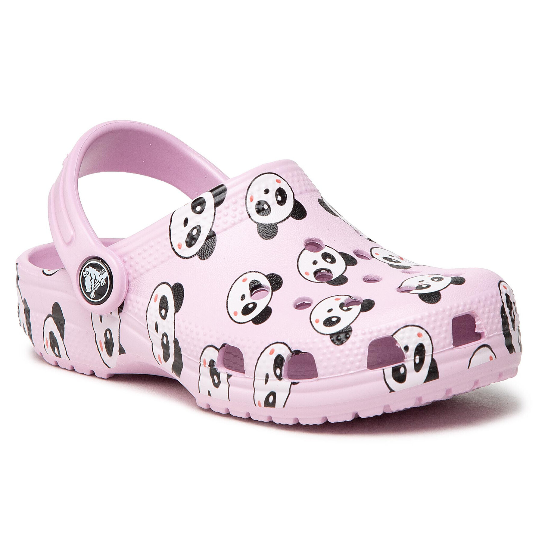 Crocs Чехли Classic Panda Print Clog K 206999 Розов - Pepit.bg