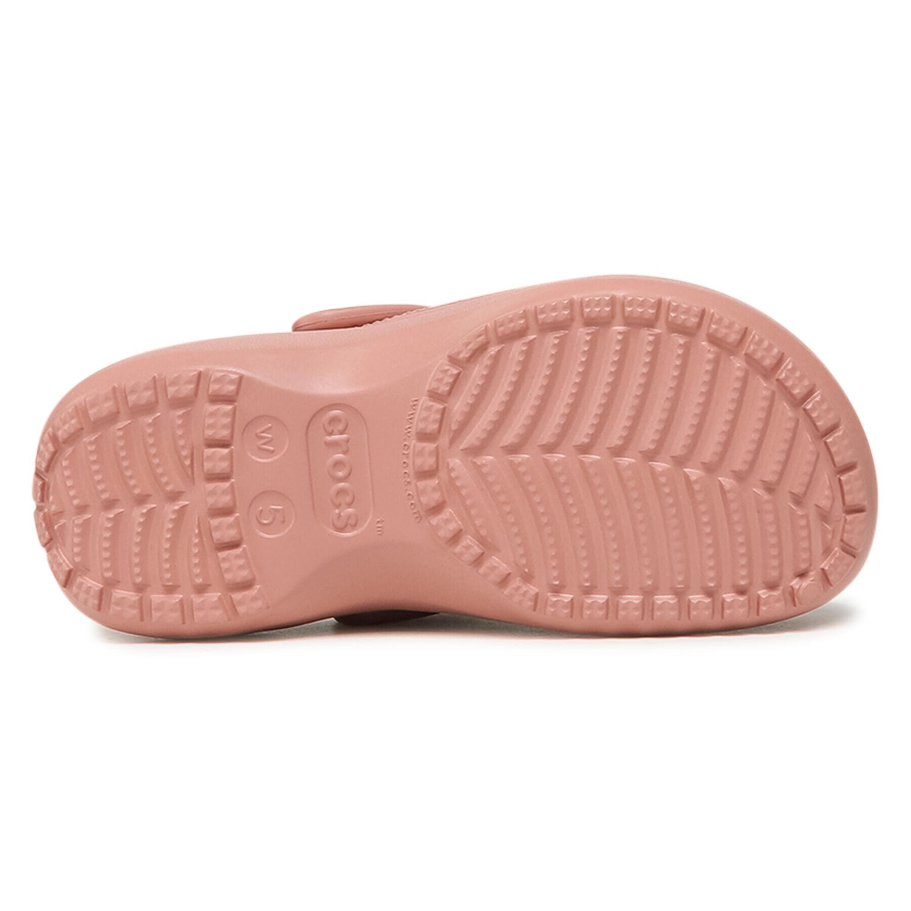 Crocs Чехли Classic Platform Clog 206750-6RL Розов - Pepit.bg