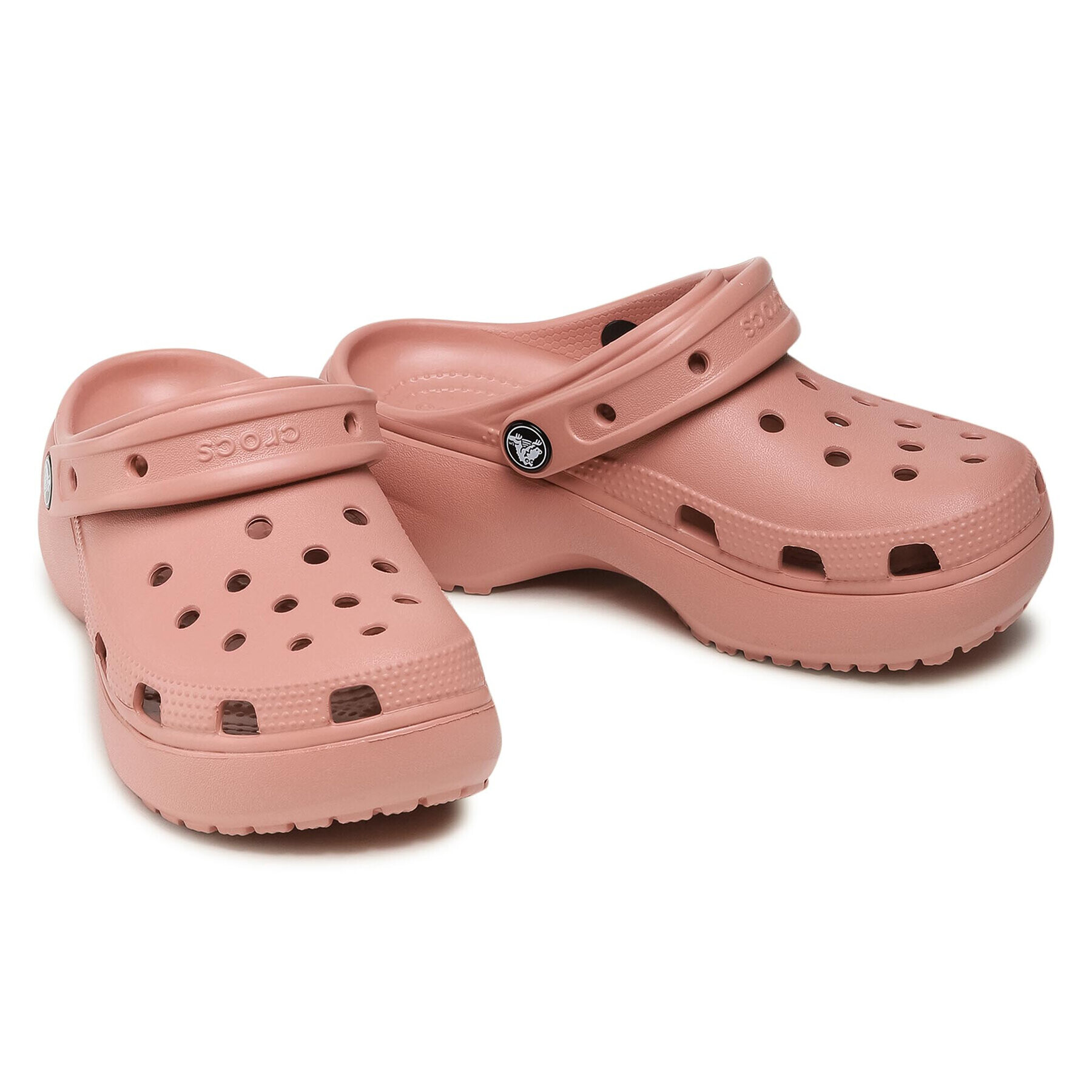 Crocs Чехли Classic Platform Clog 206750-6RL Розов - Pepit.bg