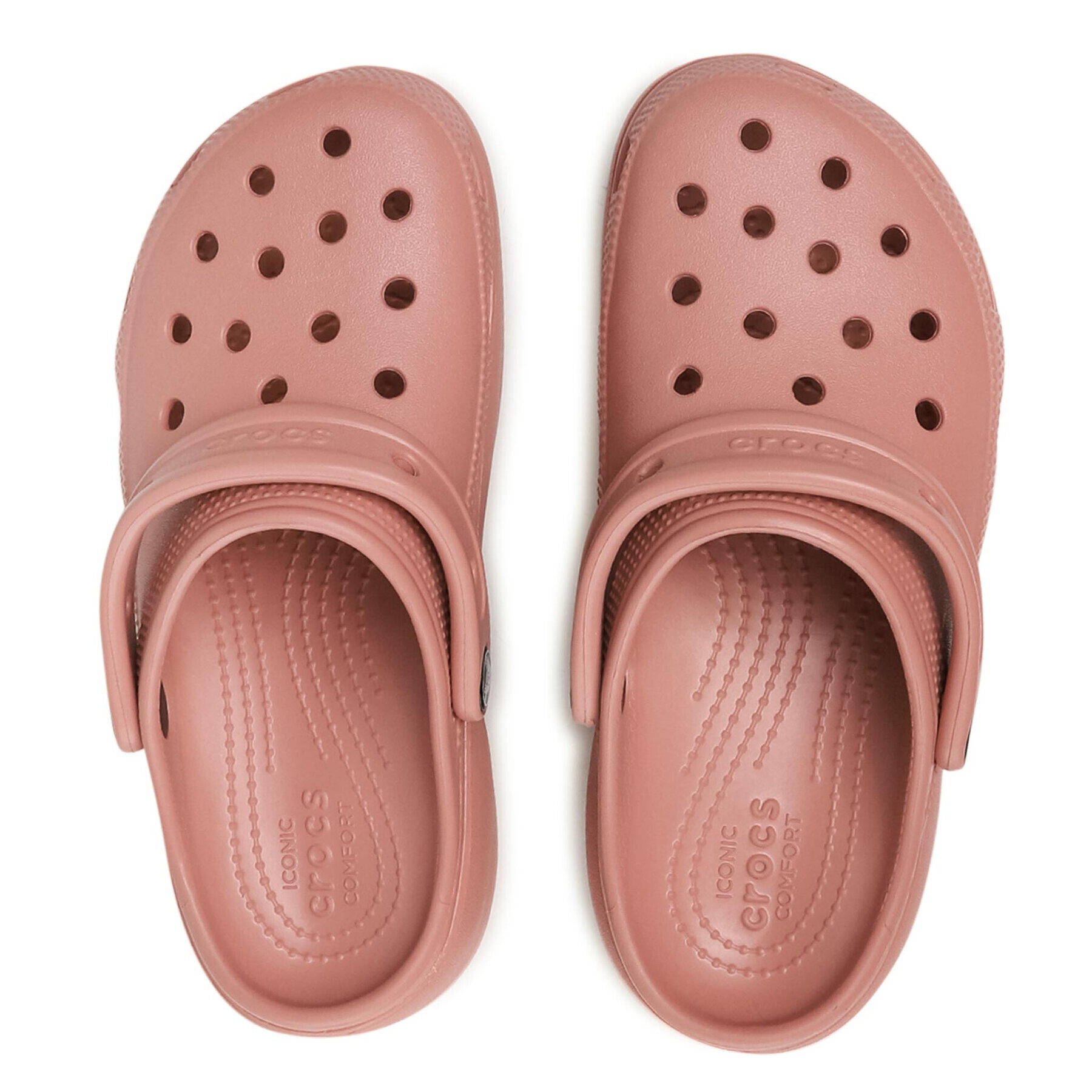 Crocs Чехли Classic Platform Clog 206750-6RL Розов - Pepit.bg