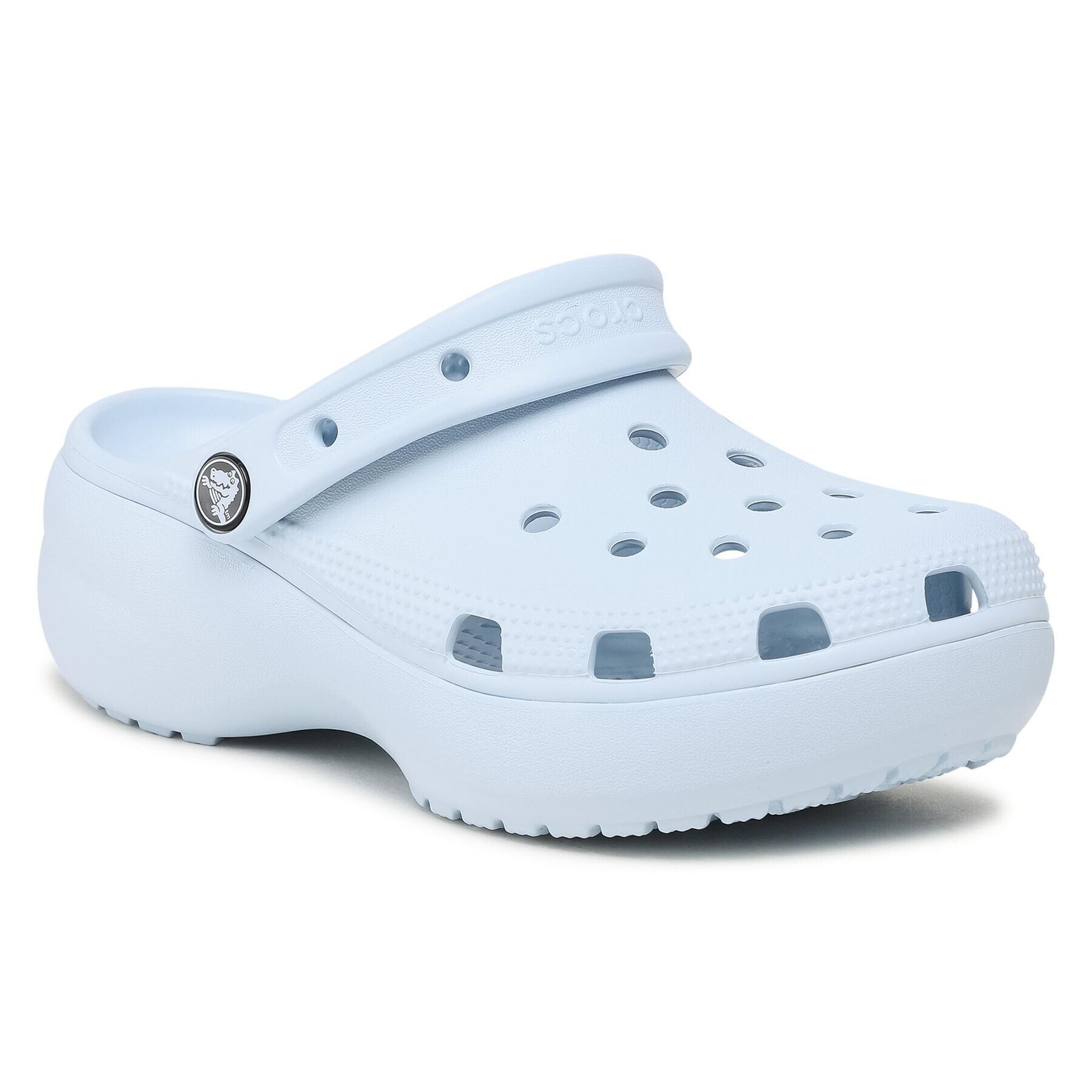 Crocs Чехли Classic Platform Clog 206750 Син - Pepit.bg