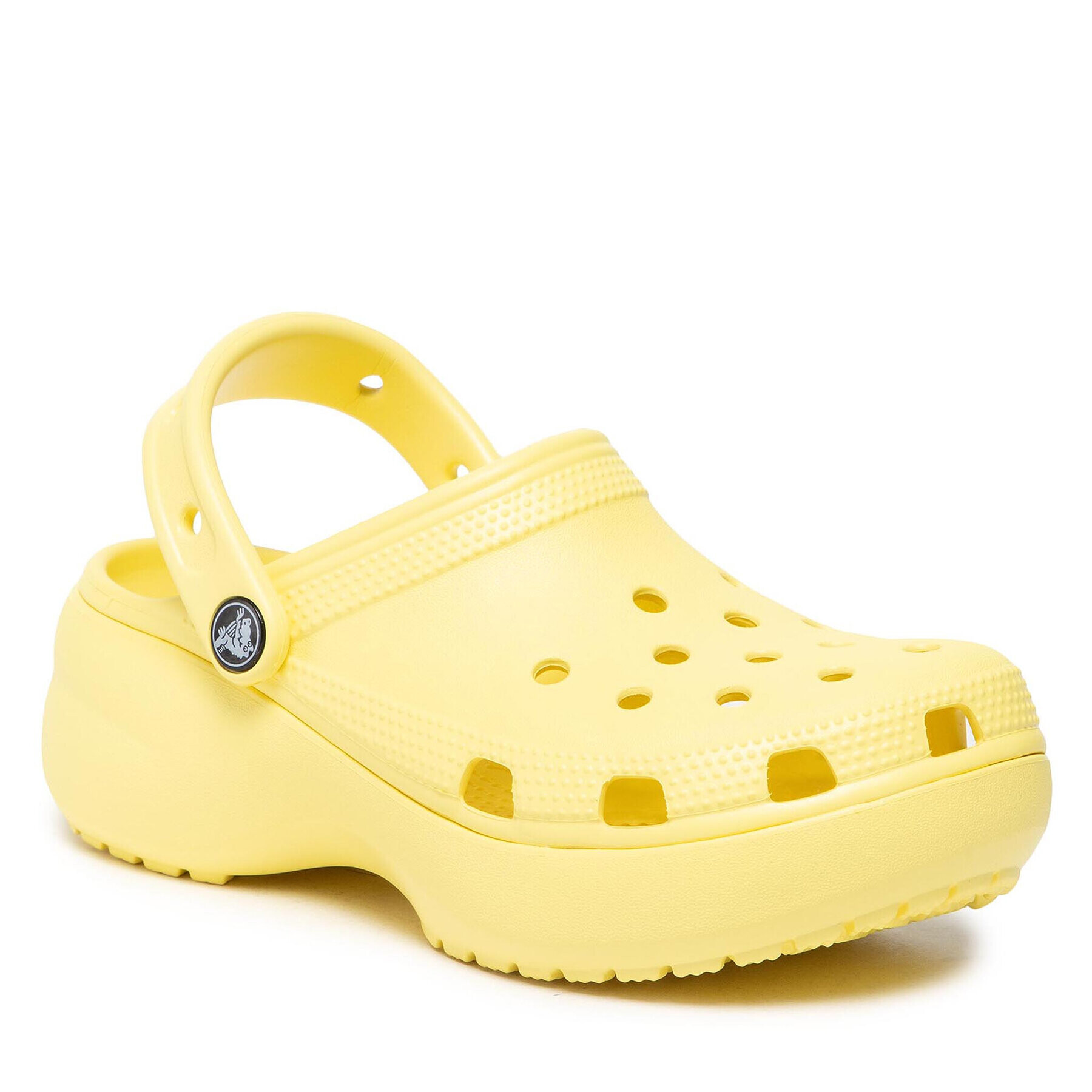 Crocs Чехли Classic Platform Clog W 206750-7HD Жълт - Pepit.bg