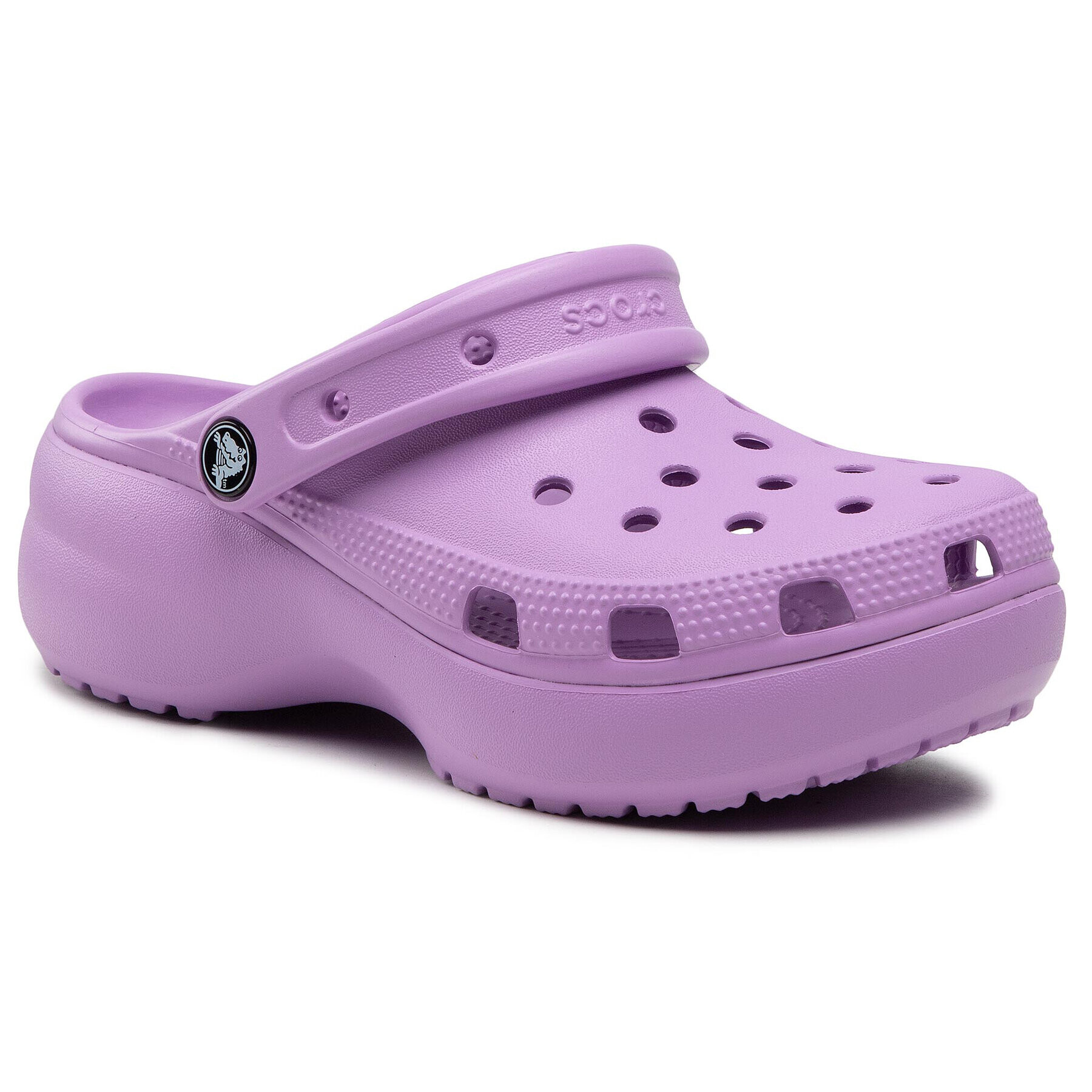 Crocs Чехли Classic Platform Clog W 206750 Виолетов - Pepit.bg