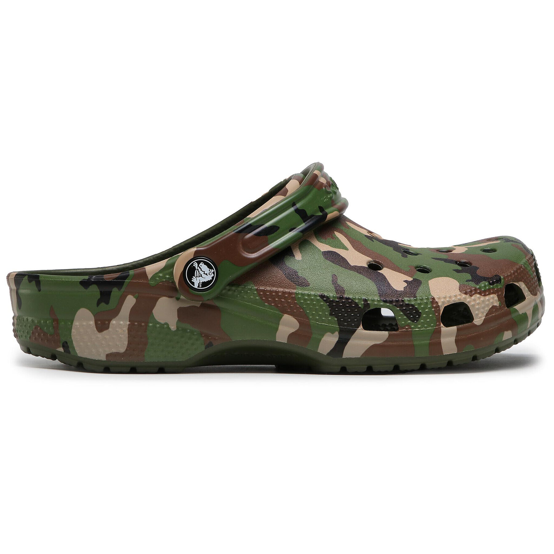 Crocs Чехли Classic Printed Camo Clog 206454 Зелен - Pepit.bg