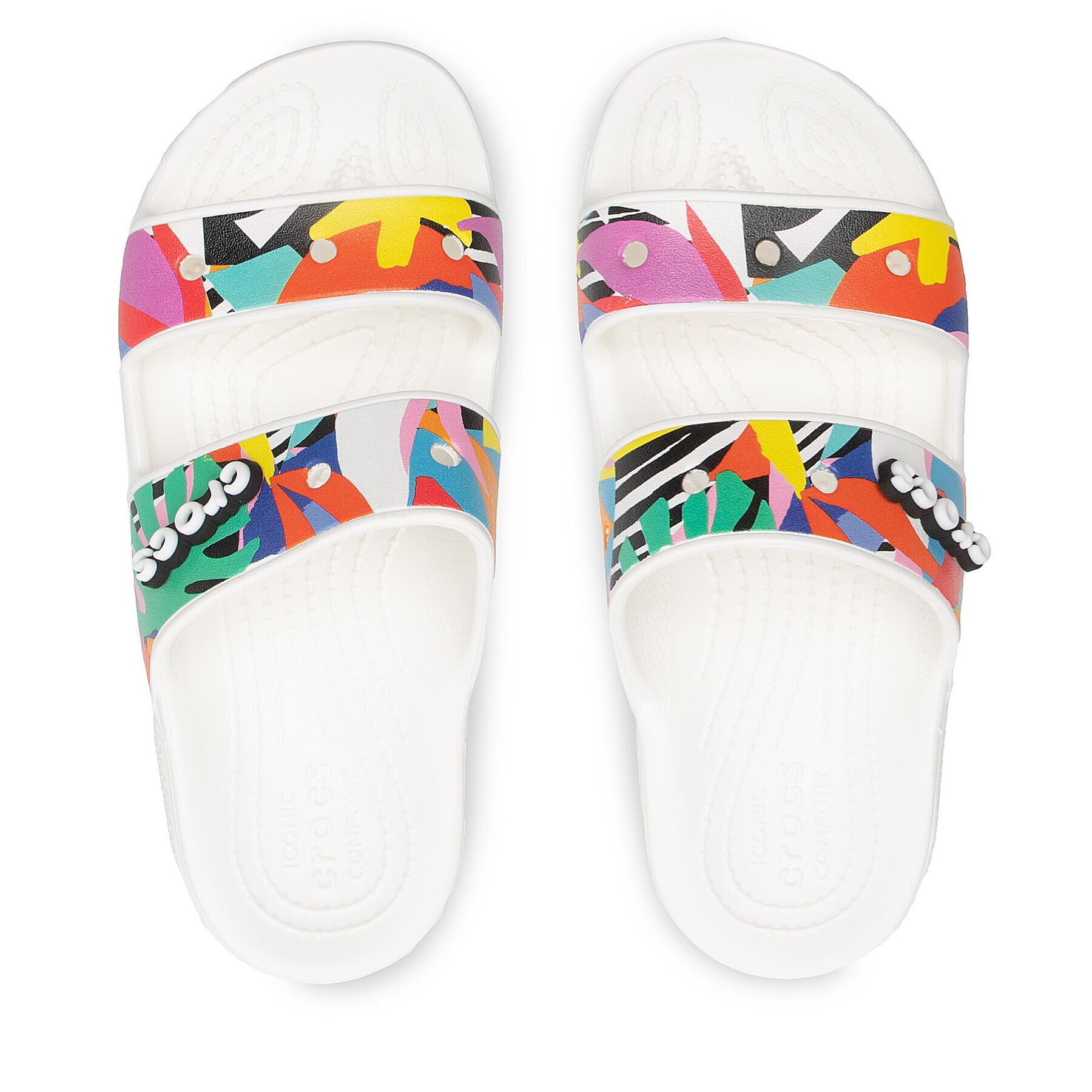 Crocs Чехли Classic Retro 207856 Бял - Pepit.bg