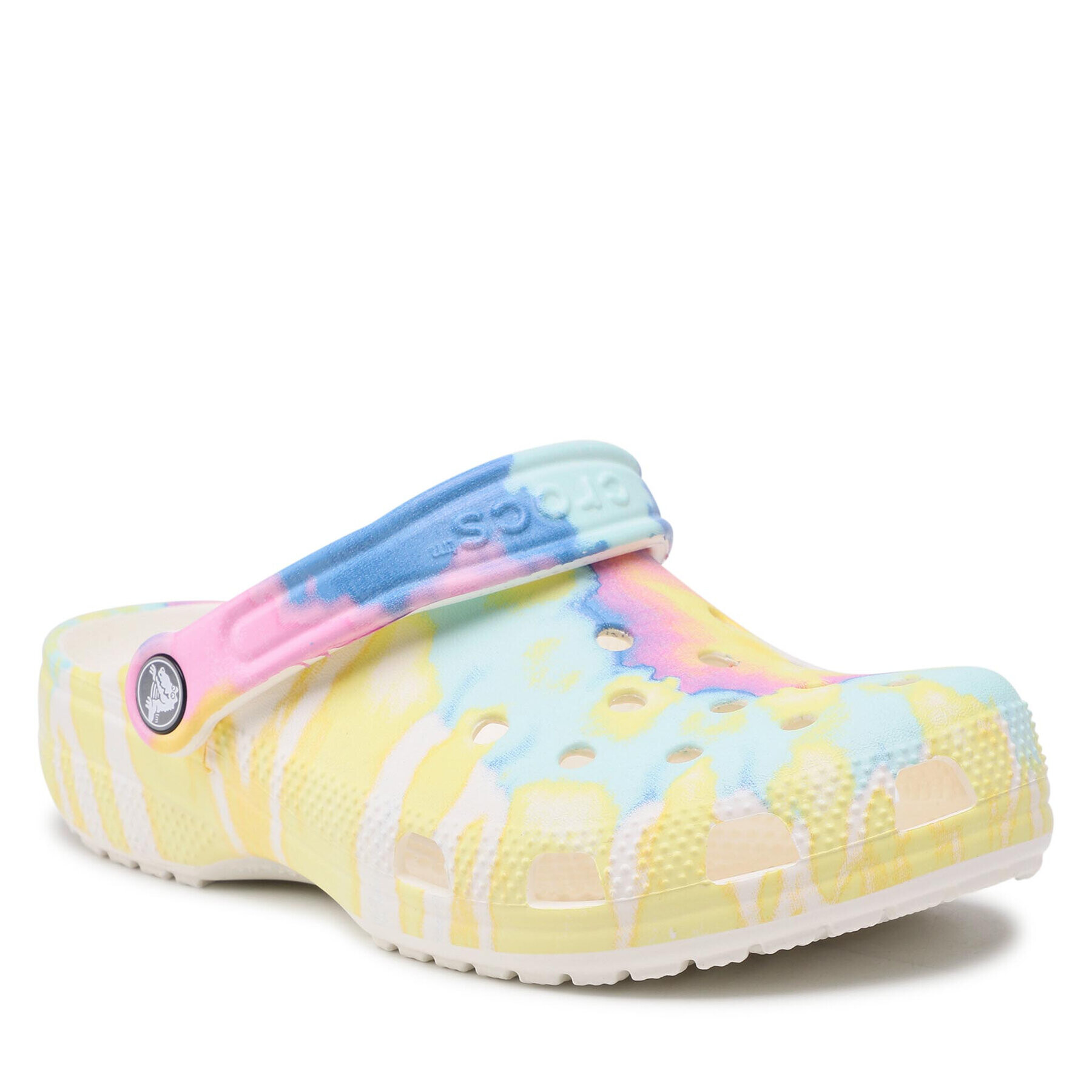 Crocs Чехли Classic Tie Dye 205453 Жълт - Pepit.bg