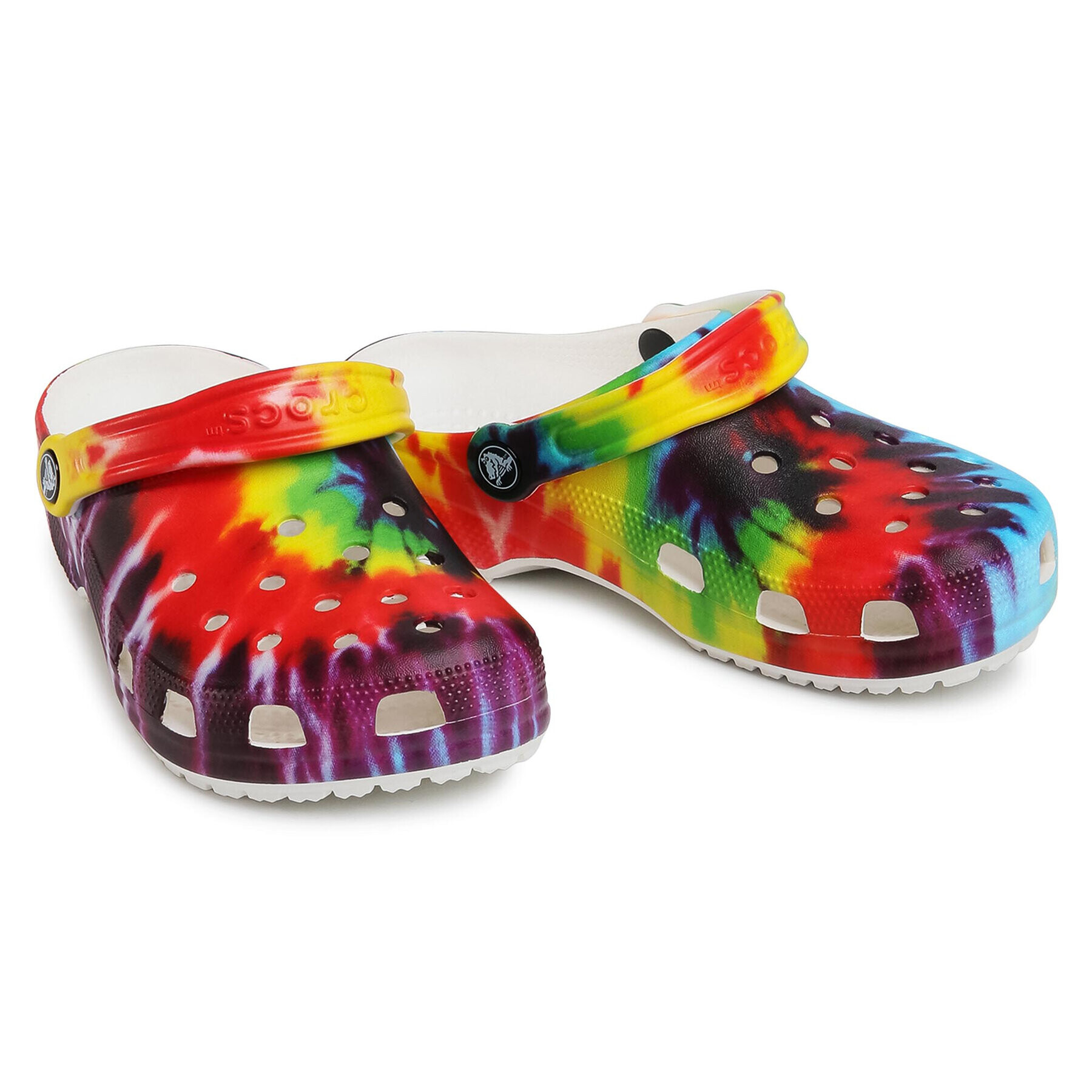 Crocs Чехли Classic Tie Dye Graphic Clog 205453 Цветен - Pepit.bg