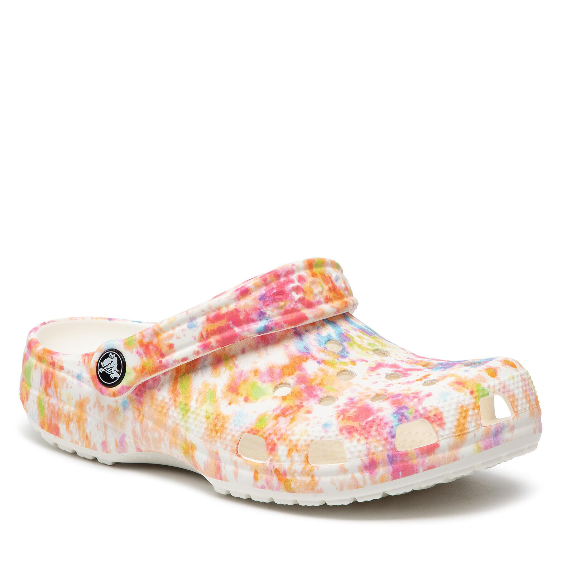 Crocs Чехли Classic Tie Dye Graphic Clog 205453 Оранжев - Pepit.bg