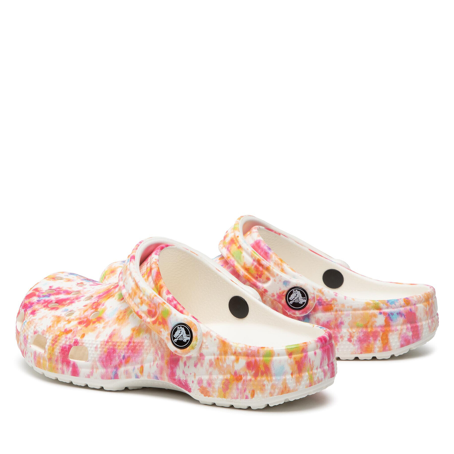 Crocs Чехли Classic Tie Dye Graphic Clog 205453 Оранжев - Pepit.bg