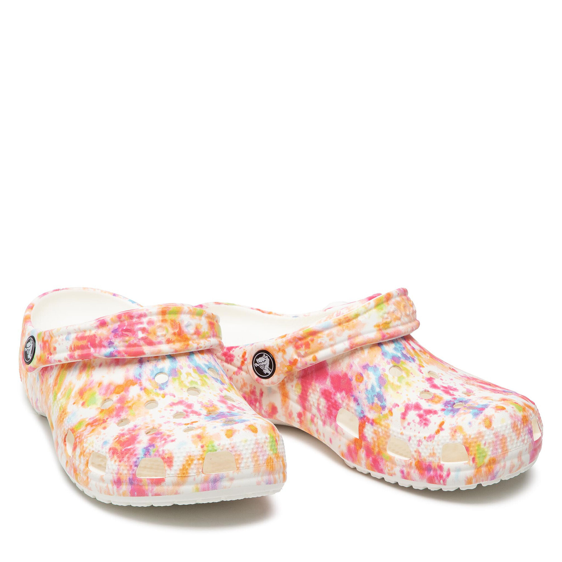 Crocs Чехли Classic Tie Dye Graphic Clog 205453 Оранжев - Pepit.bg