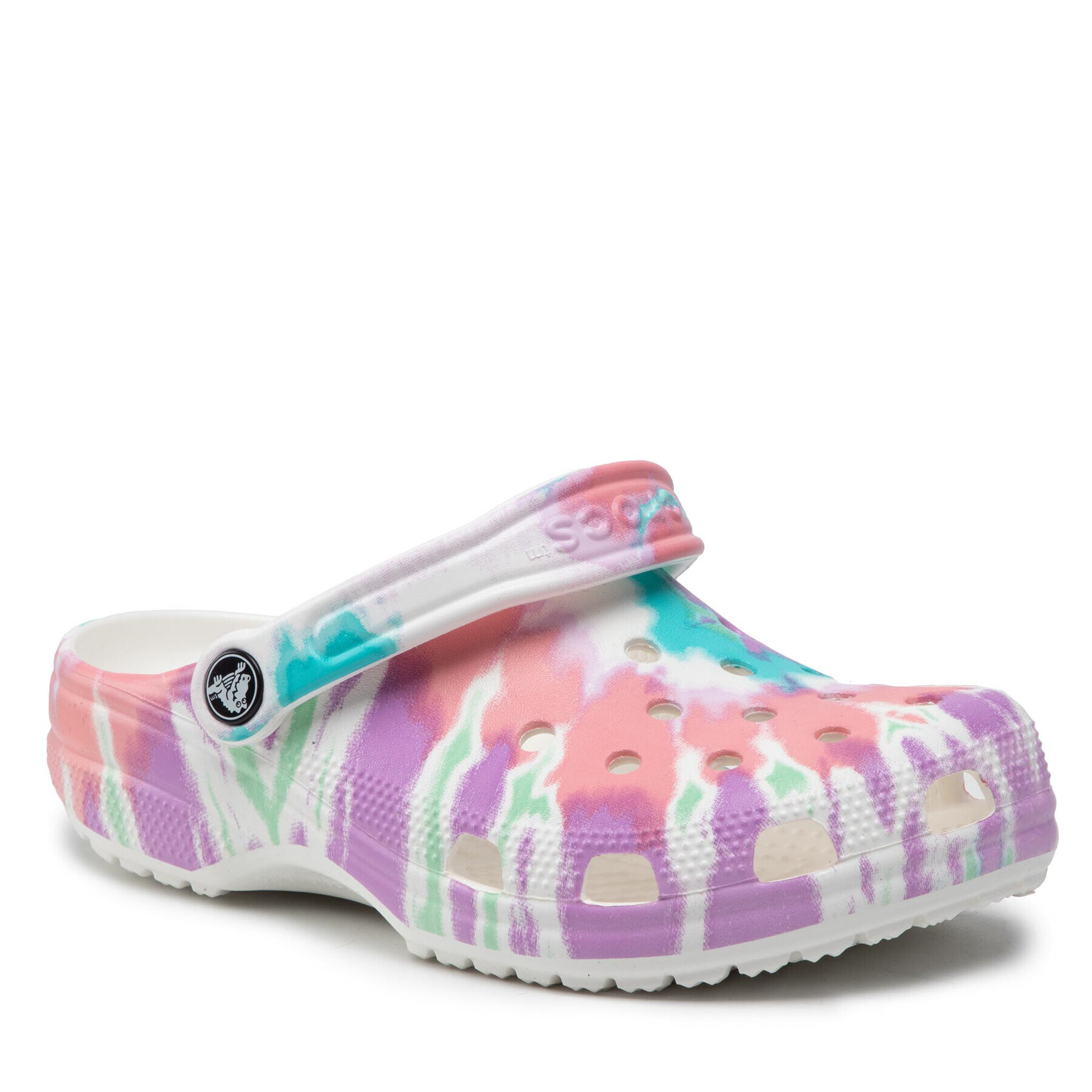 Crocs Чехли Classic Tie Dye Graphic Clog 205453 Розов - Pepit.bg