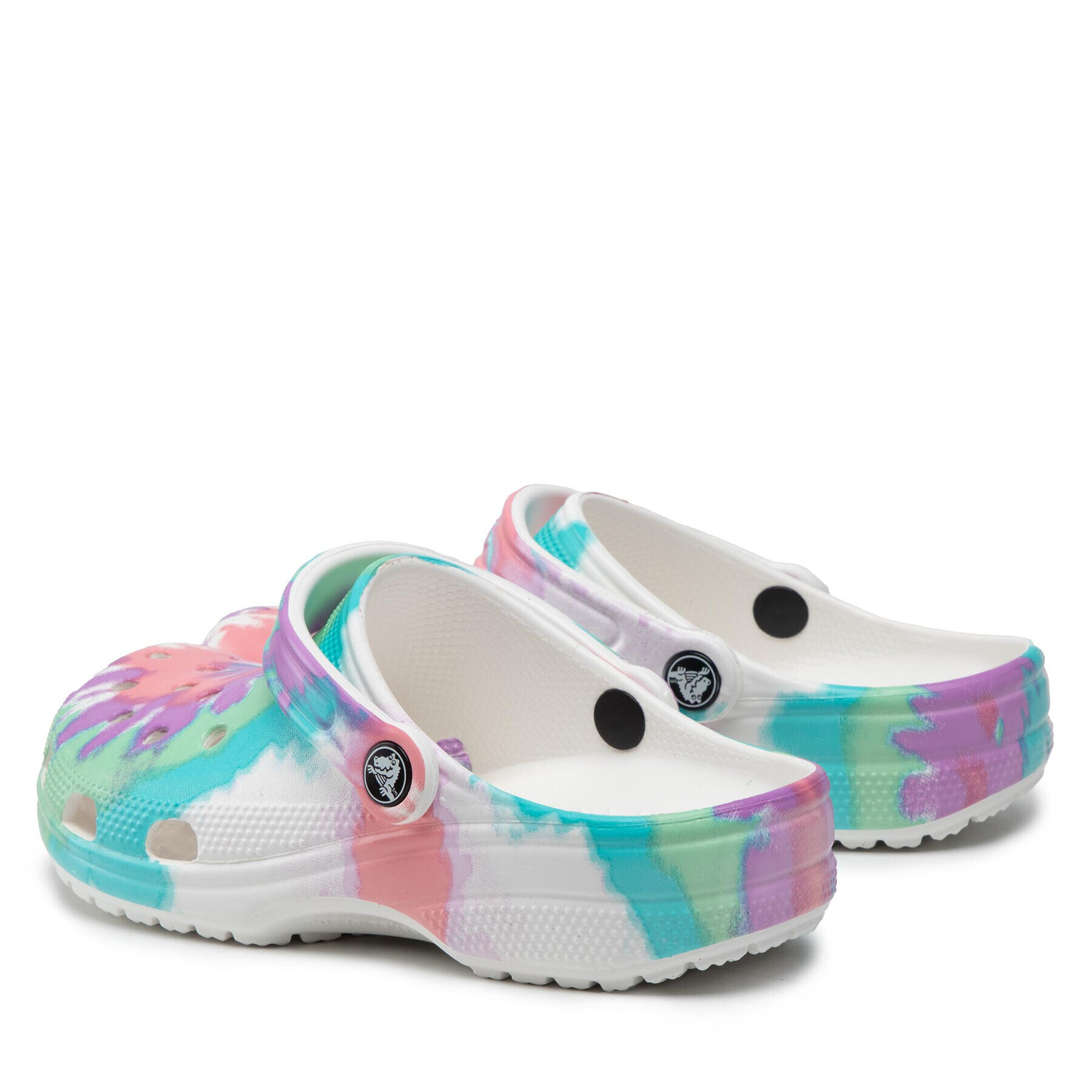 Crocs Чехли Classic Tie Dye Graphic Clog 205453 Розов - Pepit.bg