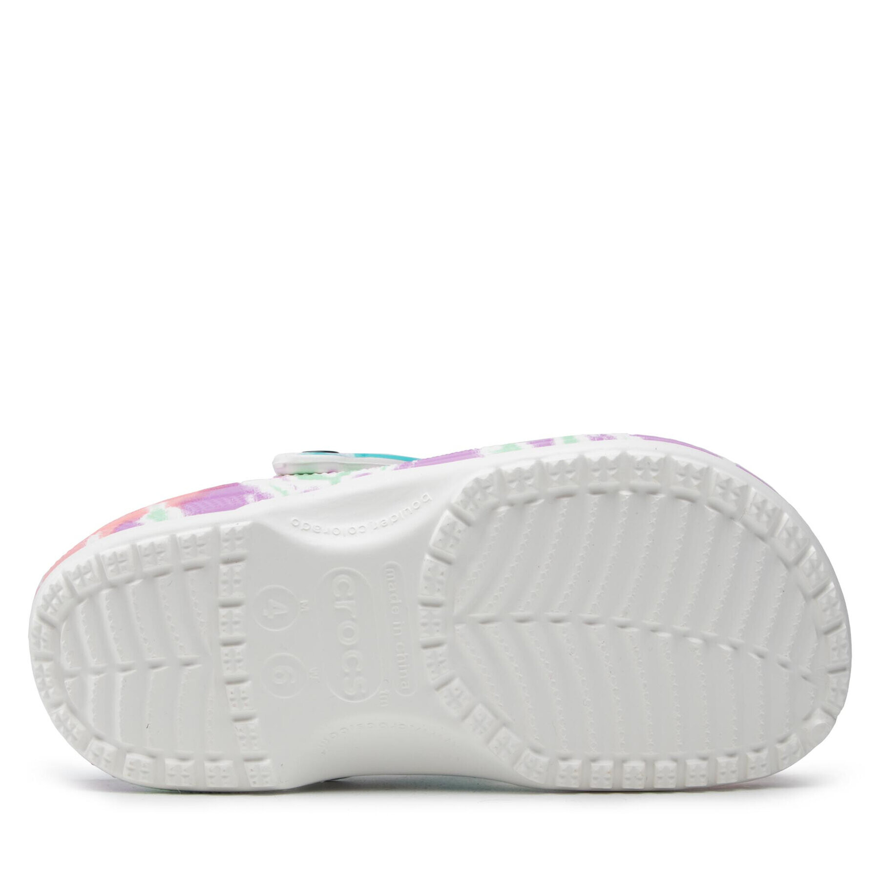 Crocs Чехли Classic Tie Dye Graphic Clog 205453 Розов - Pepit.bg