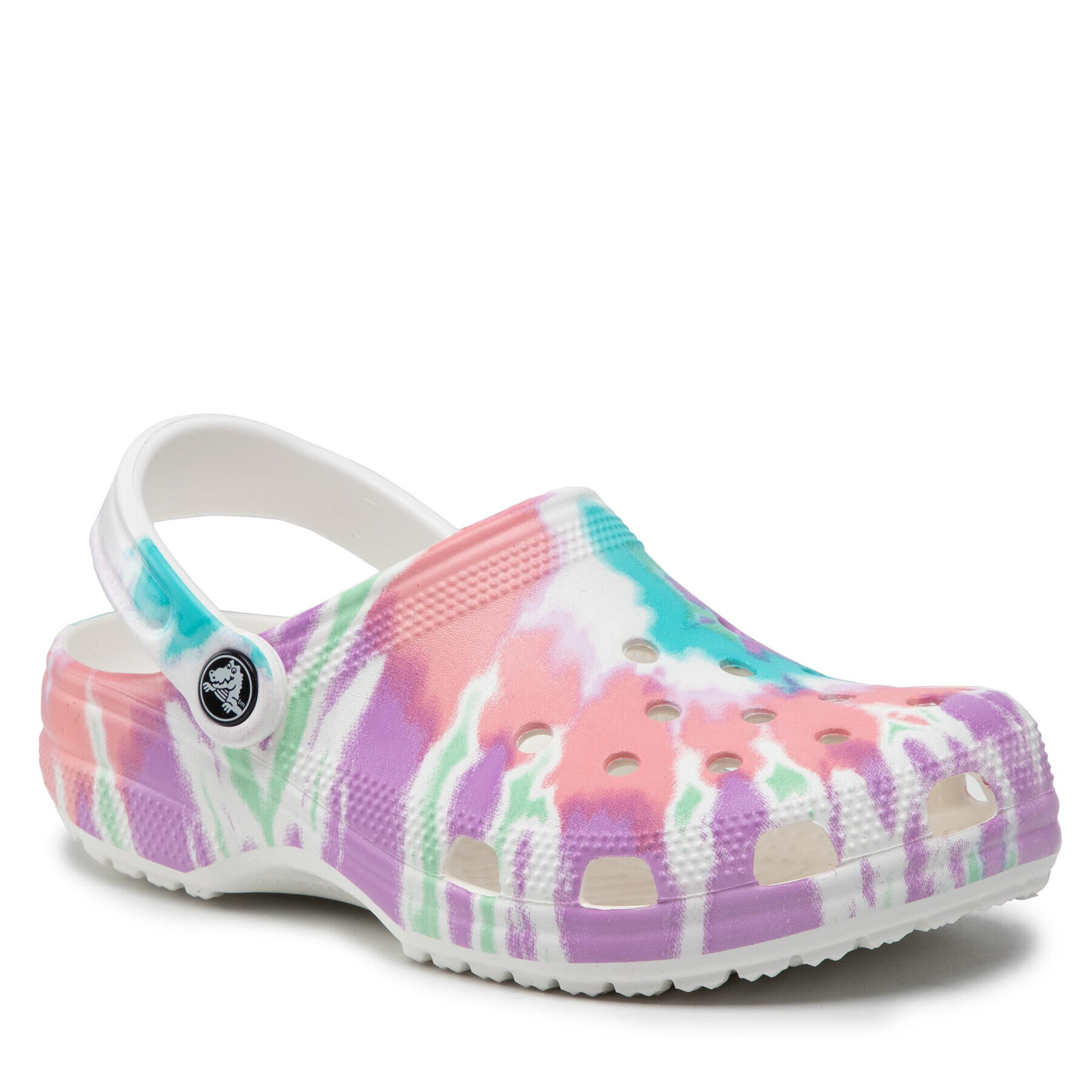 Crocs Чехли Classic Tie Dye Graphic Clog 205453 Розов - Pepit.bg