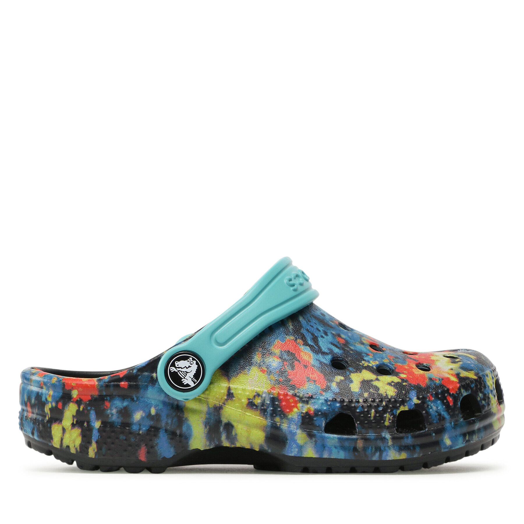 Crocs Чехли Classic Tiedye Graphic Clog K 206995 Цветен - Pepit.bg